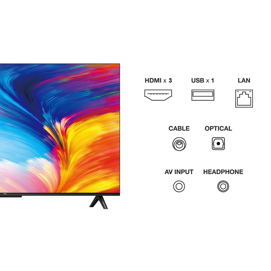 TCL LED-Fernseher »43P631X1«, 108 cm/43 Zoll, 4K Ultra HD, Android TV-Google TV-Smart-TV