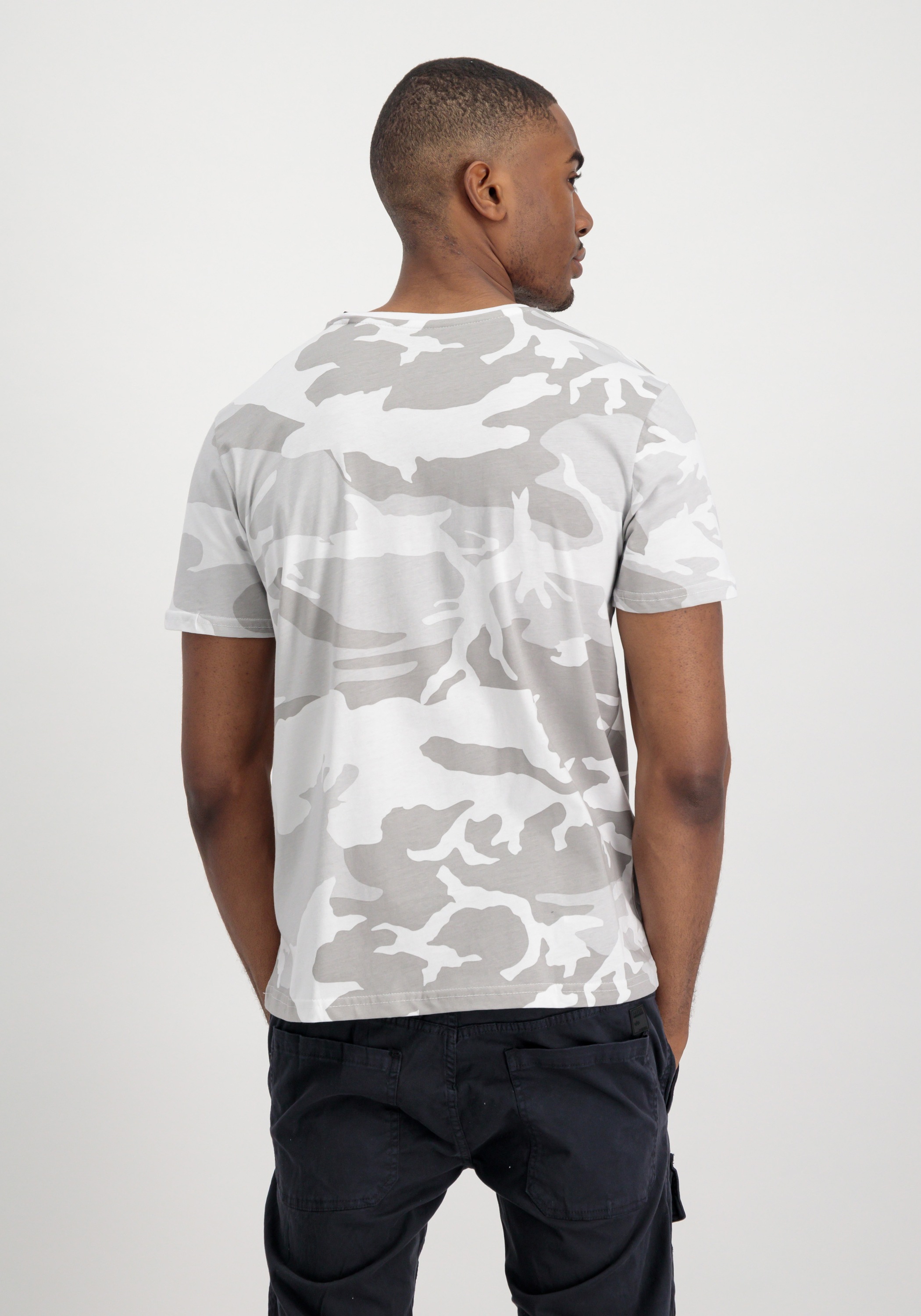 Alpha Industries T-Shirt »Alpha Industries Men - T-Shirts Basic T Small Logo Camo«