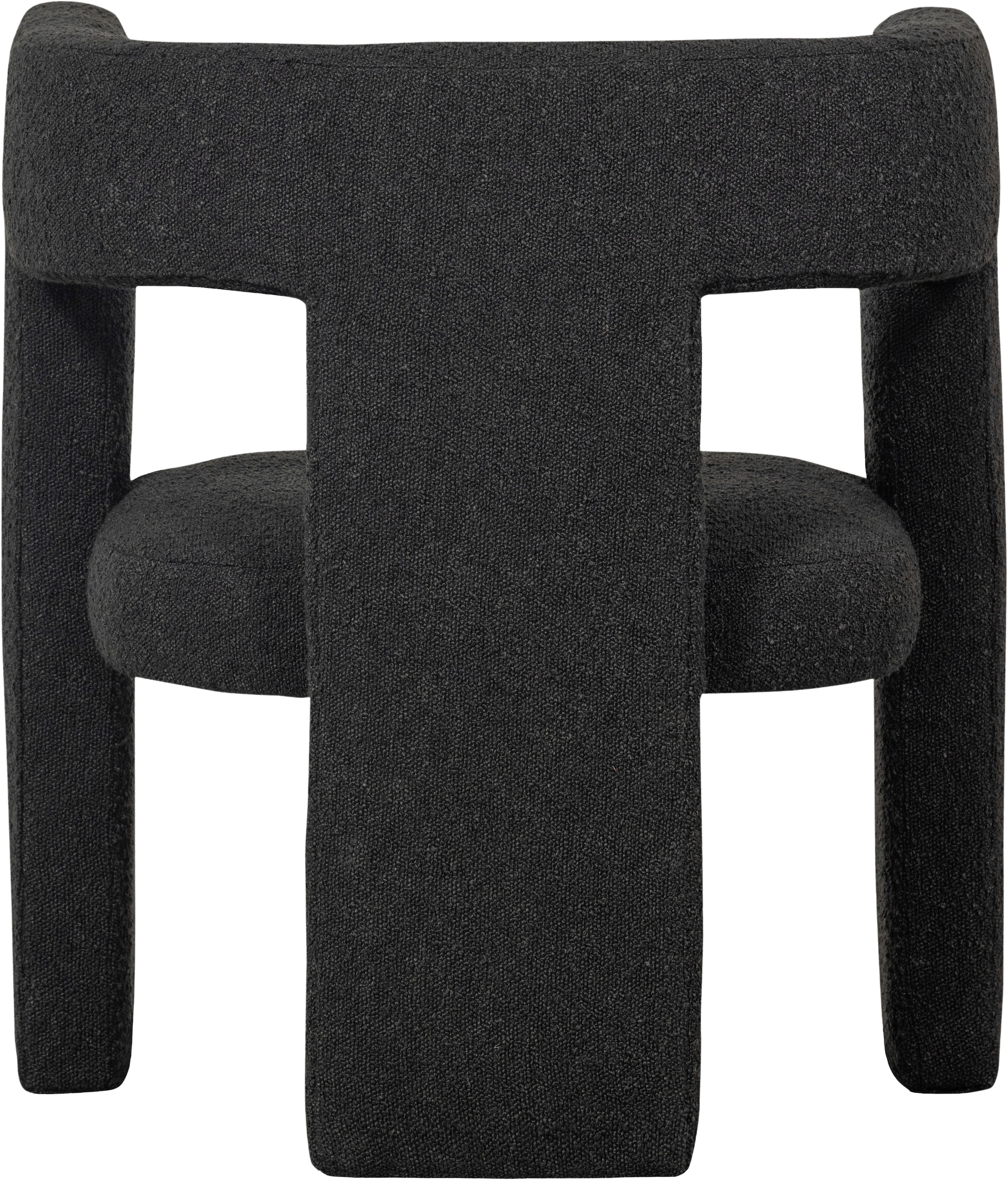 WOOOD Polsterstuhl »Tiwa mit Bouclé-Bezug und Holzgestell B 63 x T 62 x H 71 cm« () Maximale Verschleißfestigkeit, Tragkraft 100 kg, montiert geliefert