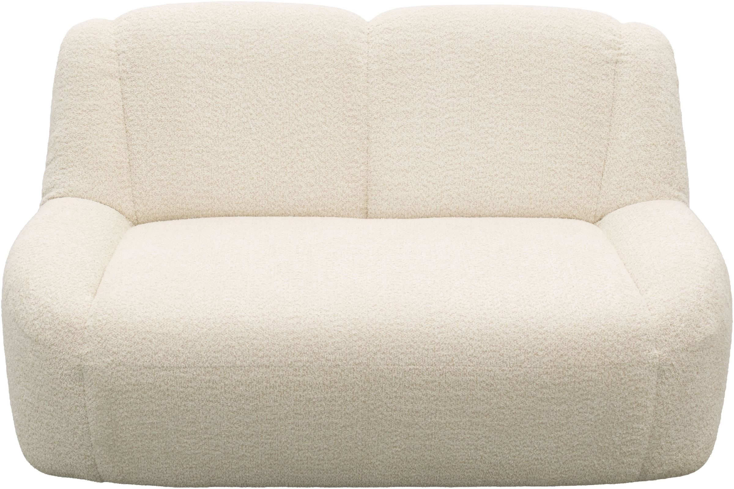 DOMO collection Polstergarnitur »Ryos, Sessel und 2-Sitzer, organische Form« Set, 2 tlg. skulpturale Opik, cozy chic