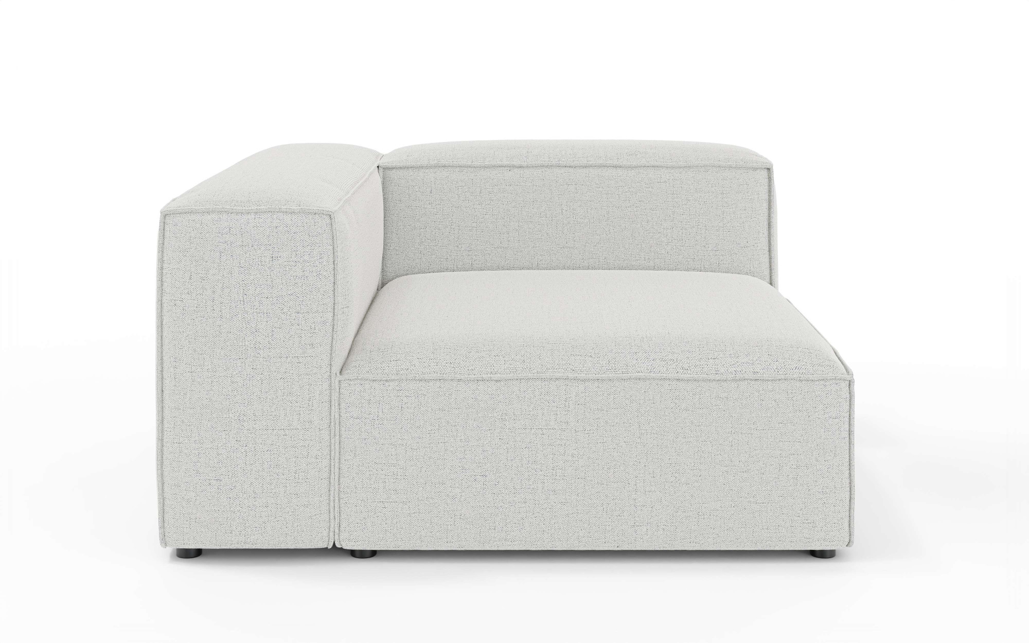 INOSIGN Ottomane »HAILY links/rechts bestellbar, Loungemöbel, Maße B/T/H: 130/130/72 cm«, als Modul oder separat verwendbar, für individuelle Zusammenstellung