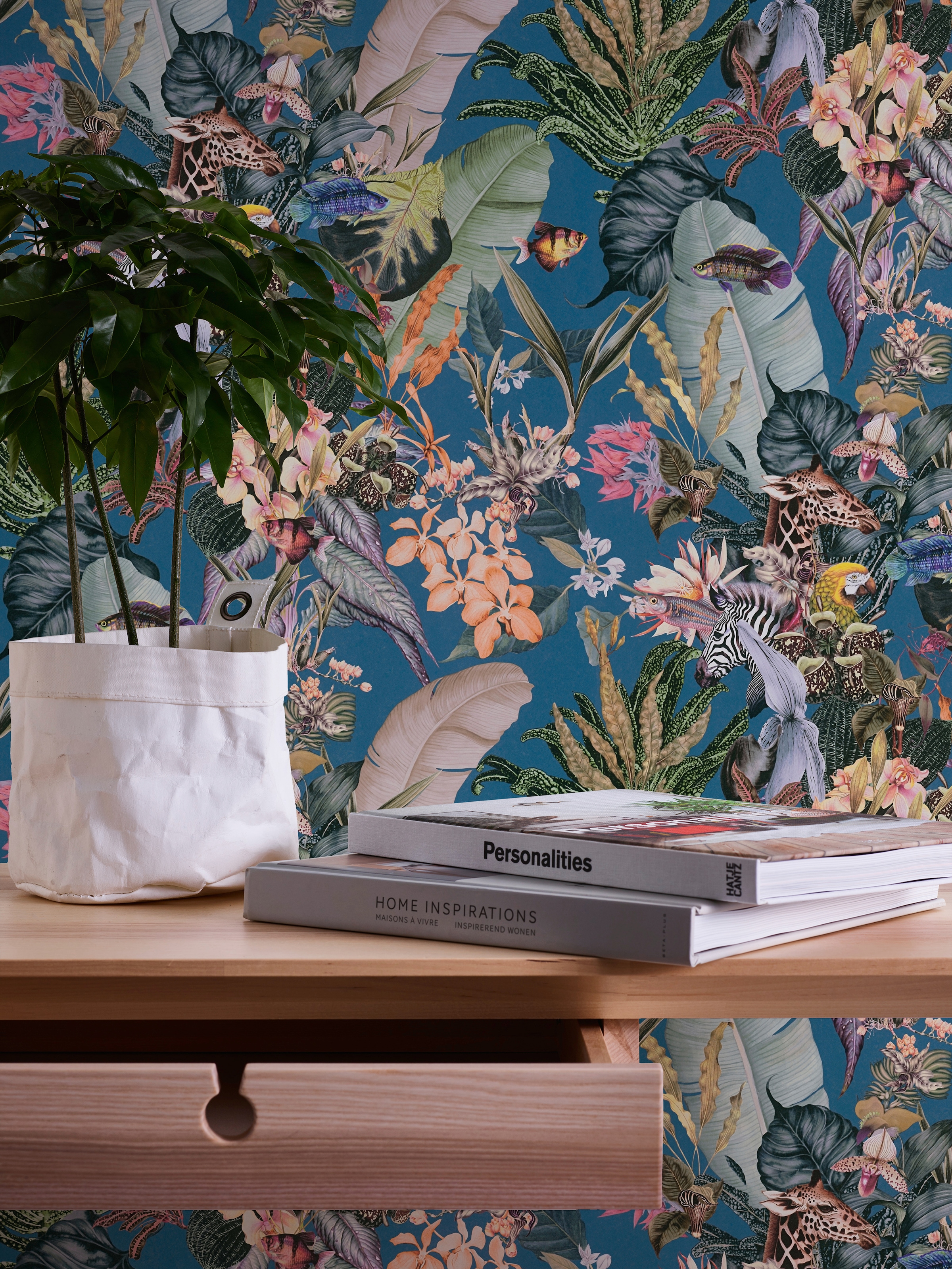 A.S. Création Vliestapete »Dream Flowery«, floral-botanisch-Wald, Tiertapete Tapete Blumenoptik Tapeten Wohnzimmer Schlafzimmer Küche