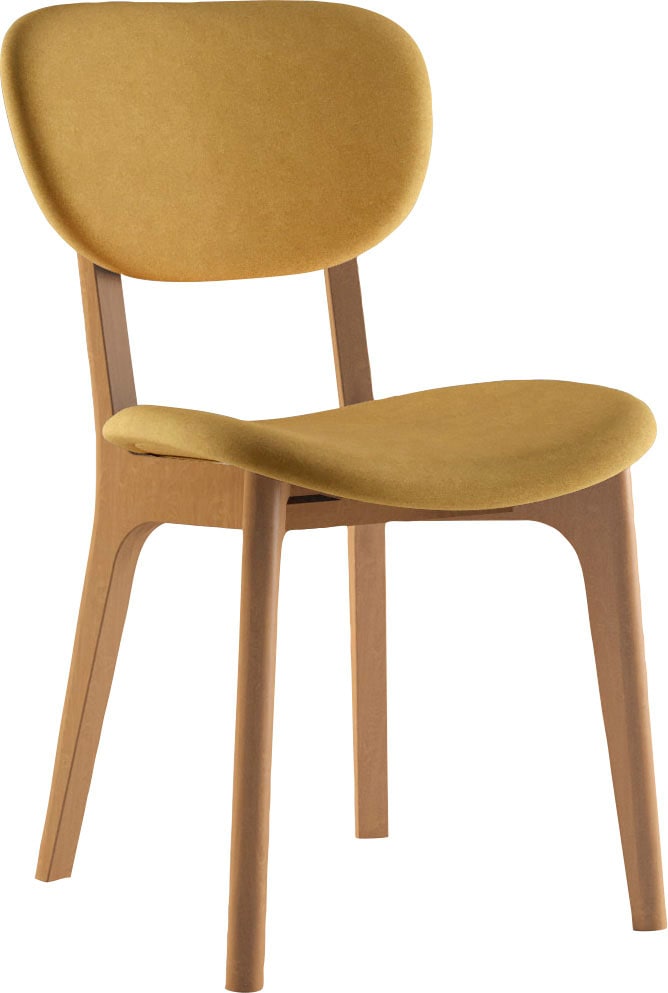 INOSIGN Stuhl »COZY Made in Italy« (Set) 2 Stk.Gestell in Buche, Kirsch- od günstig online kaufen