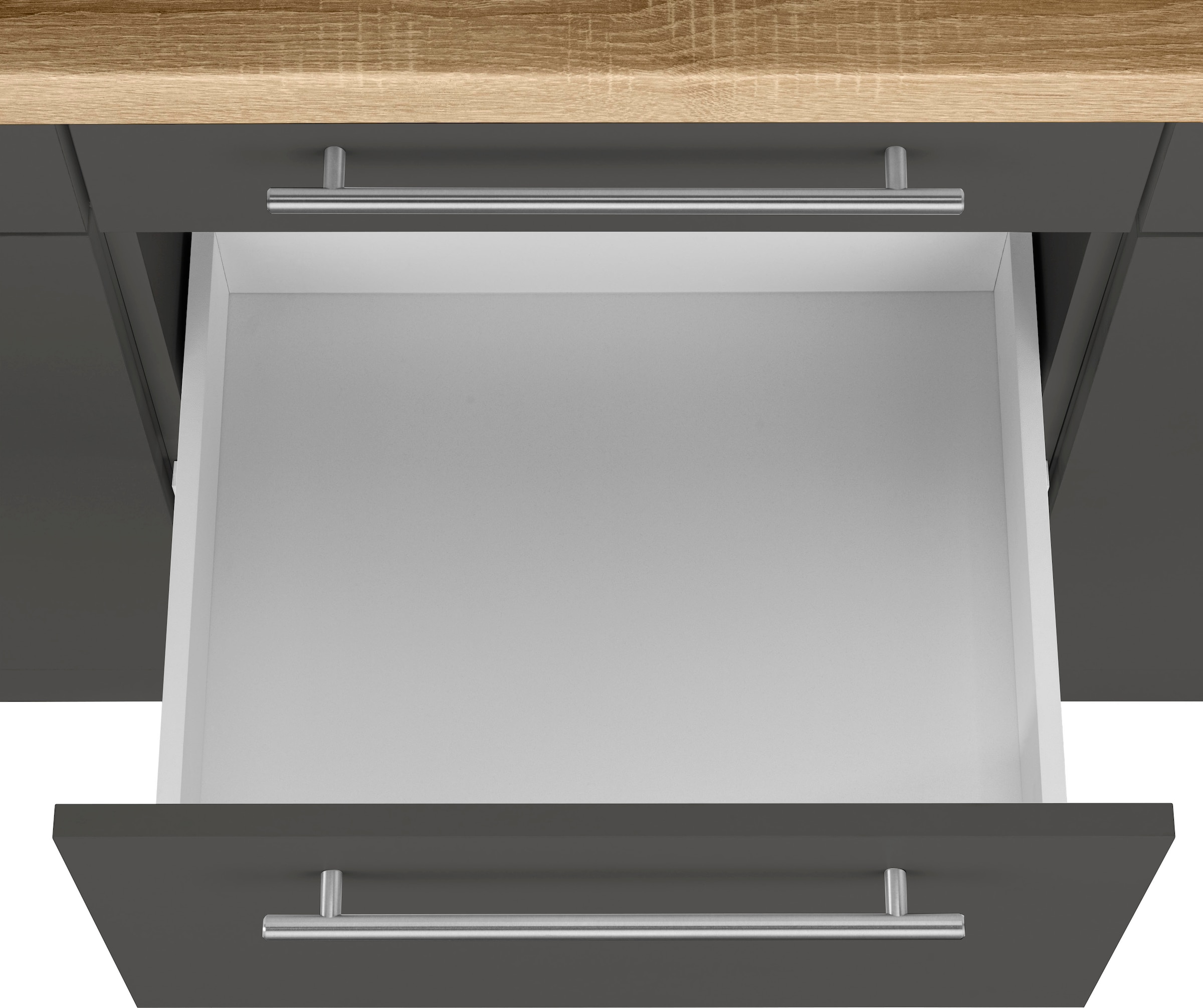 wiho Küchen Winkelküche »Unna« ohne E-Geräte, Stellbreite 220 x 170 cm