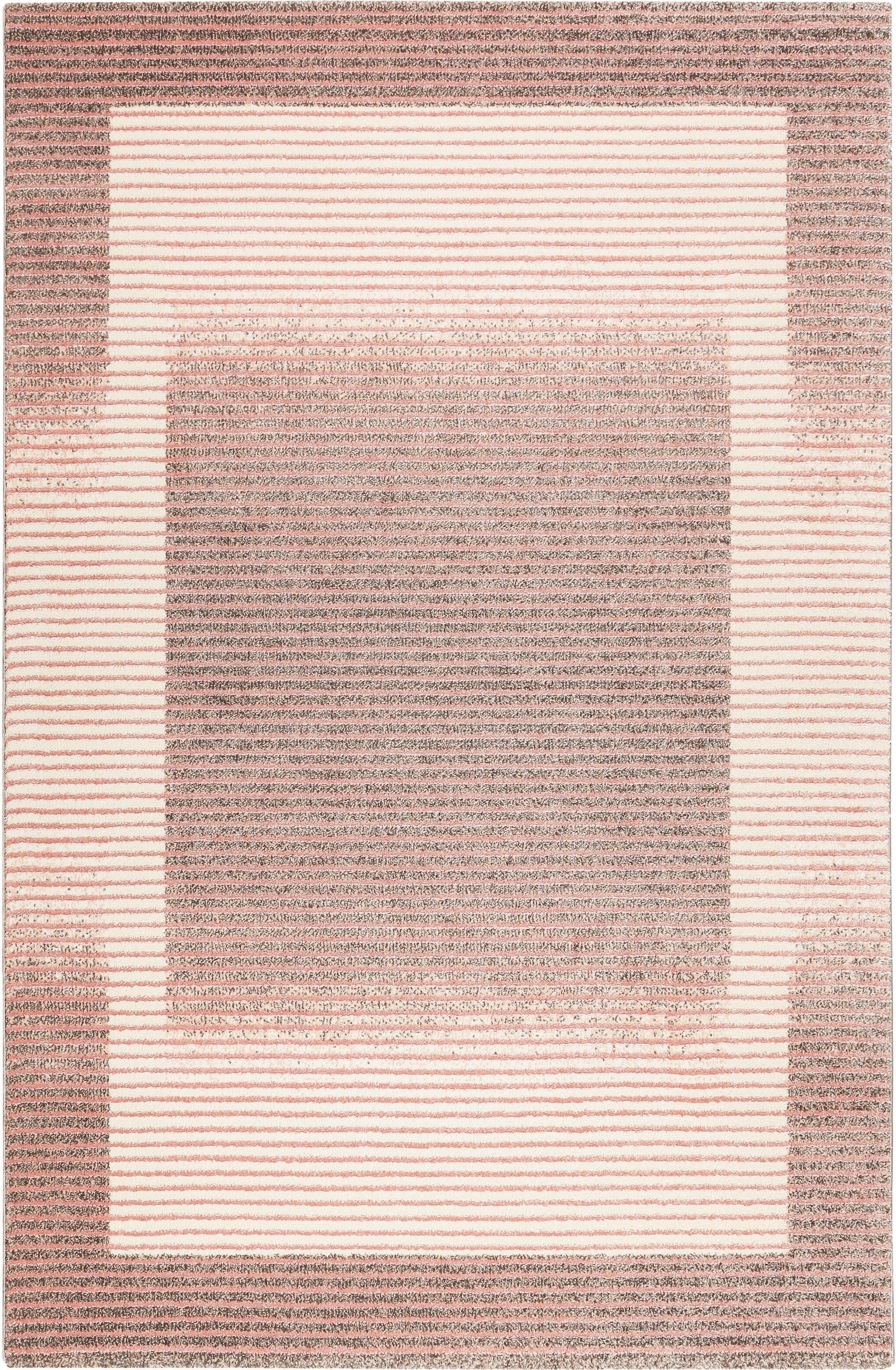 Wecon home Teppich »Velvet Flow« rechteckig 13 mm Höhe Kurzflor, Wohnzimmer