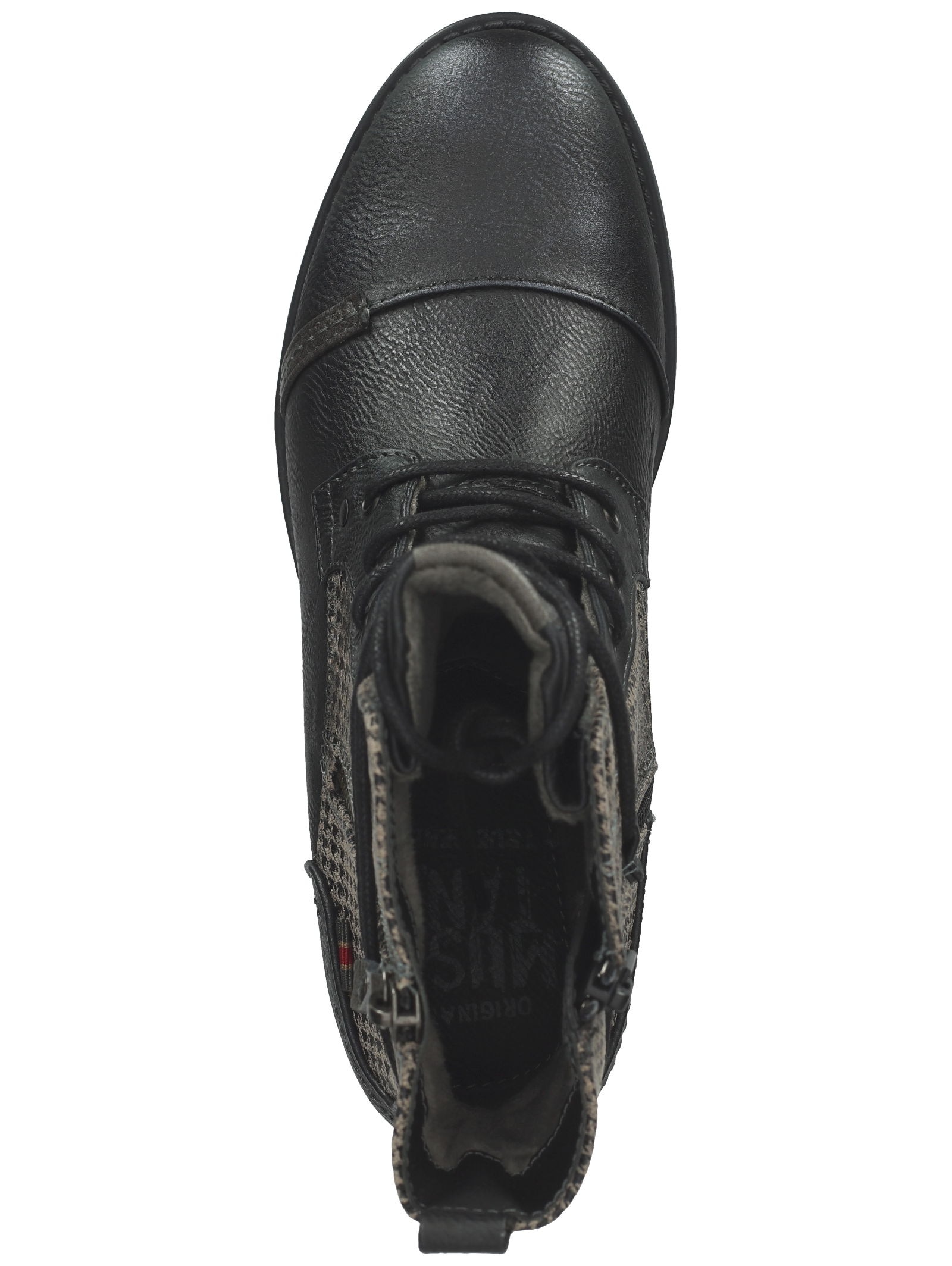 Mustang Shoes Schnürstiefelette »Mustang Shoes Stiefelette Lederimitat«