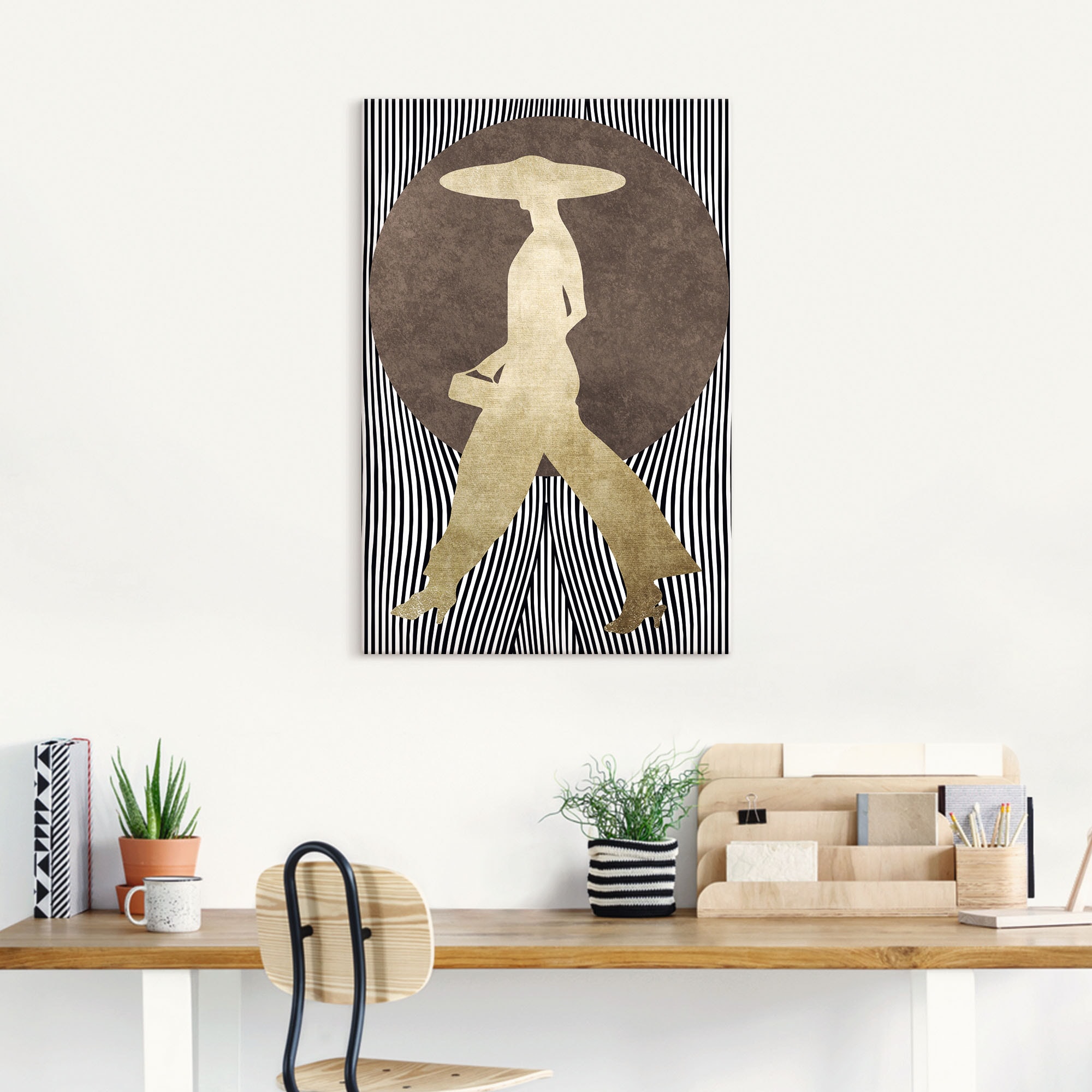 Artland Wandbild »Madame Noir«, Bilder von Frauen, (1 St.), als Alubild, Outdoorbild, Leinwandbild, Poster, Wandaufkleber