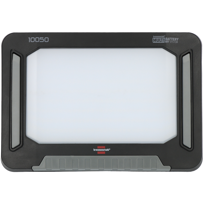 BRENNENSTUHL LED Baustrahler »Multi Battery LED Hybrid 10050 MH« LED-Modul ohne Akku schwarz LED Baustrahler inkl. 6 Schnittstellen-Adapter für...