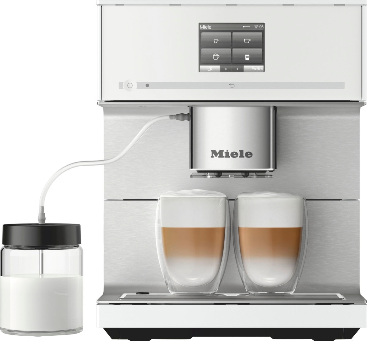 Miele Kaffeevollautomat »CM7350 CoffeePassion, inkl. Milchgefäß, Kaffeekannenfunktion«