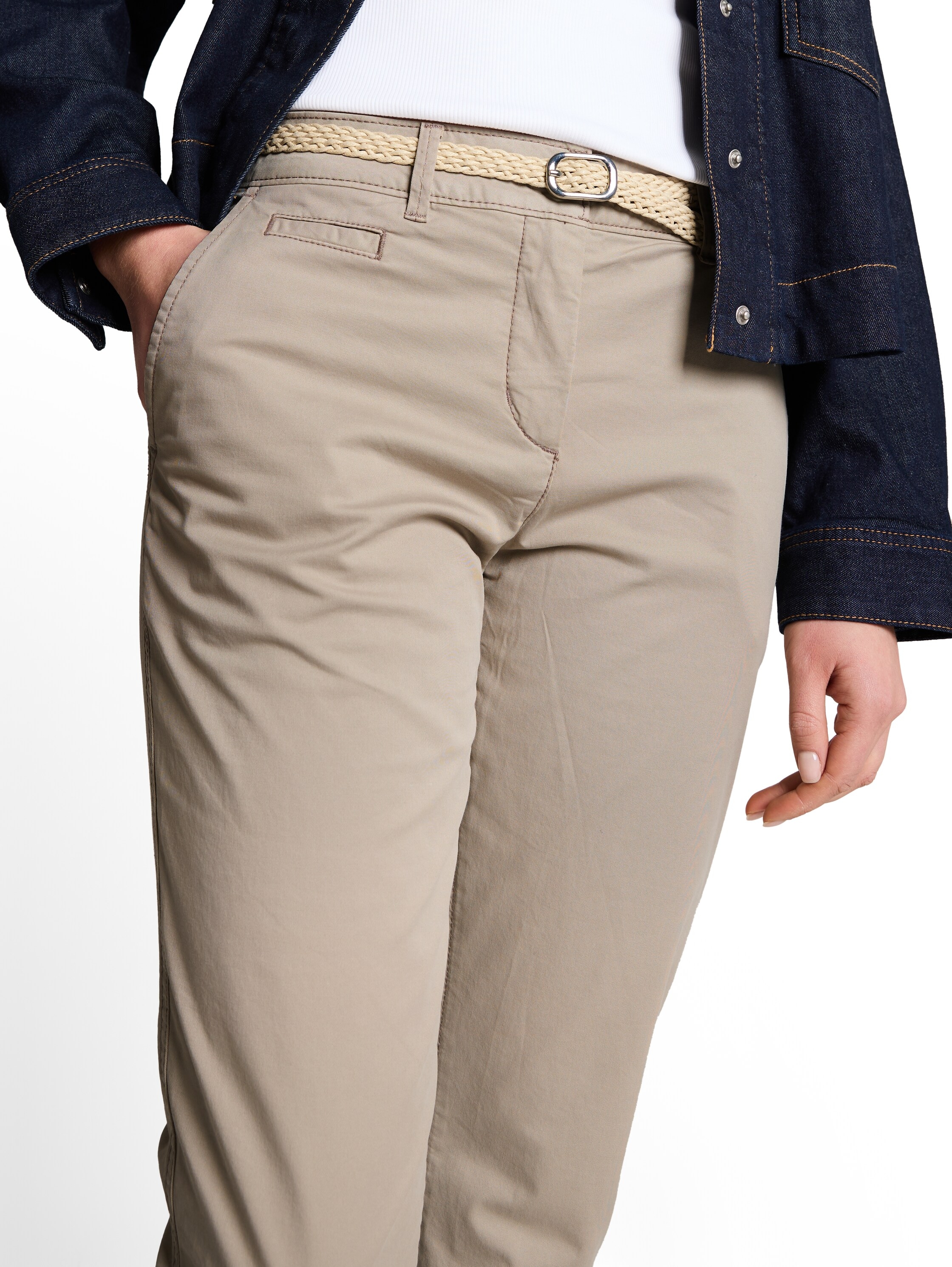 TOM TAILOR Chinohose »TOM TAILOR Chino«  mit Gürtel und Stretch