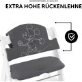 Hauck Kinder-Sitzauflage »Select, Mickey Mouse Anthracite«, passend für den ALPHA+ Holzhochstuhl und weitere Modelle