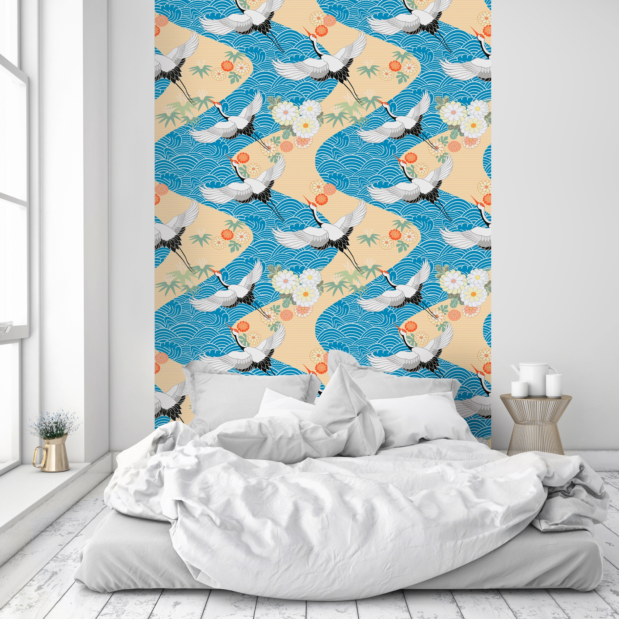 queence Vinyltapete »Esin«, animal print-Fellimitat-Motiv-bedruckt-Reptilienprägung-tropisch, 90x250cm, selbstklebend, kinderleichte Anbringung, Sticker
