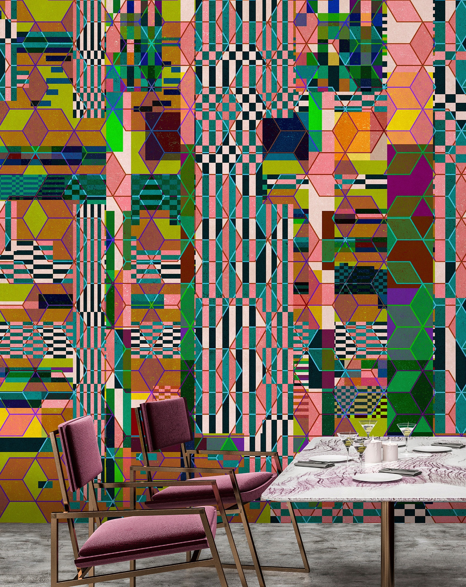living walls Fototapete »Walls by Patel Mirage« glatt Vlies, Wand günstig online kaufen