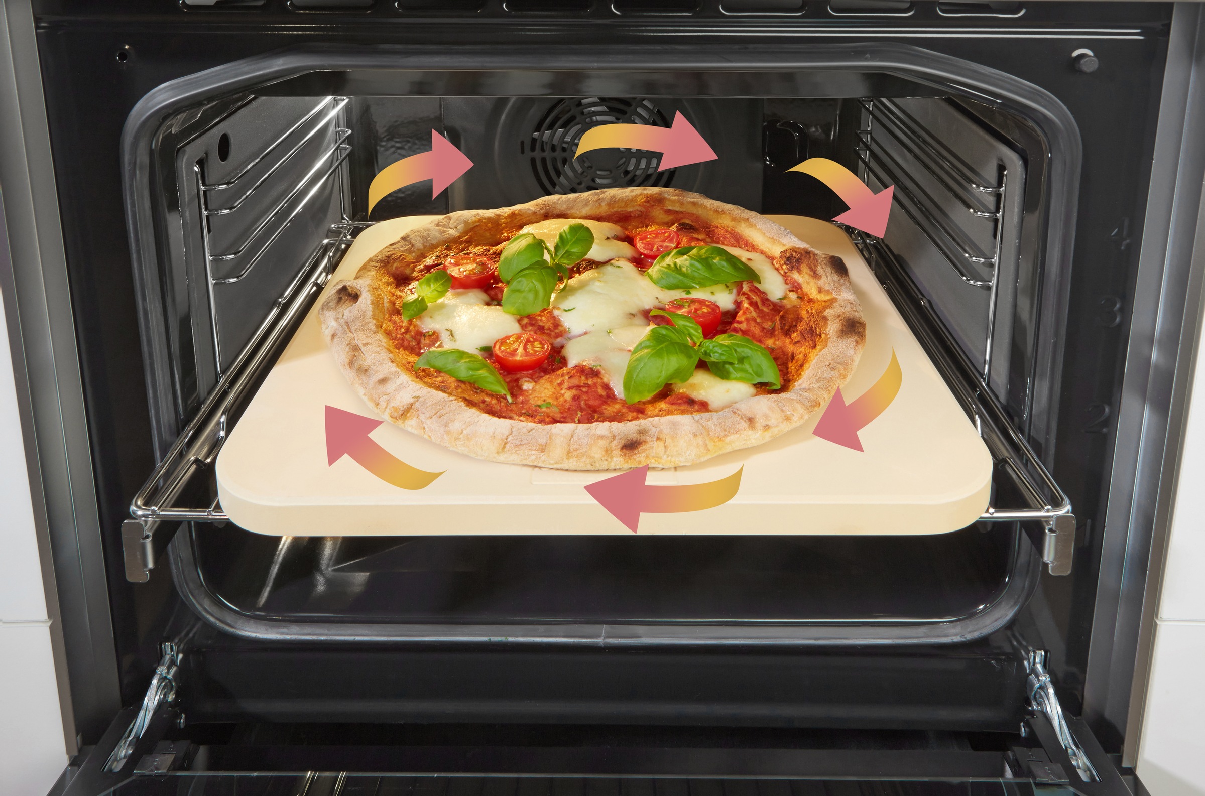 GORENJE Induktions-Standherd »GEIT5C60WPG« mit 1-fach-Teleskopauszug Aqua Clean 1 Stk. tlg. Pizzafunktion mit 275 °C – perfekt für Pizza, Focaccia und mehr!