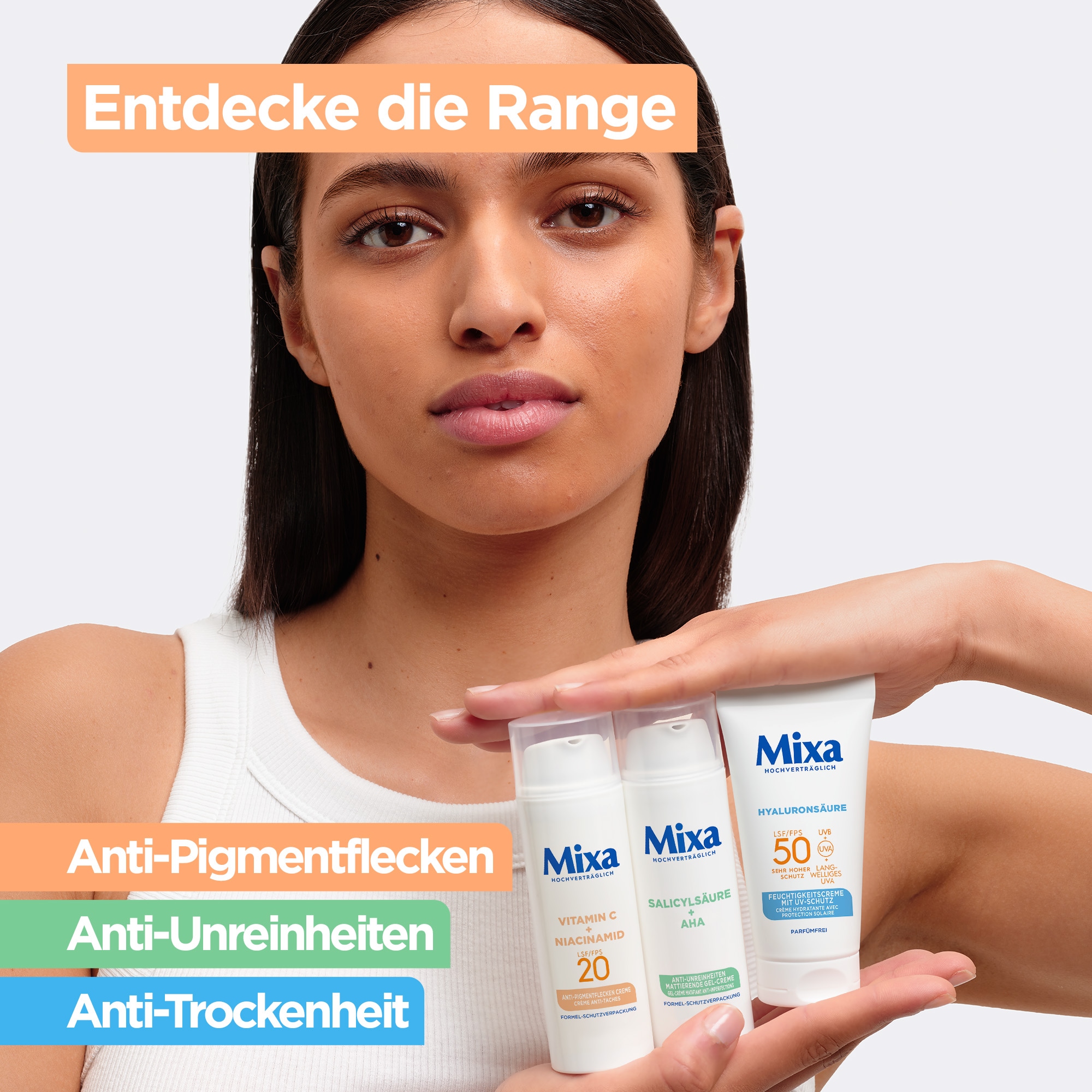 Mixa Gesichtspflege »Mixa Anti-Pigmentflecken Creme«, mit hoher Wirksamkeit