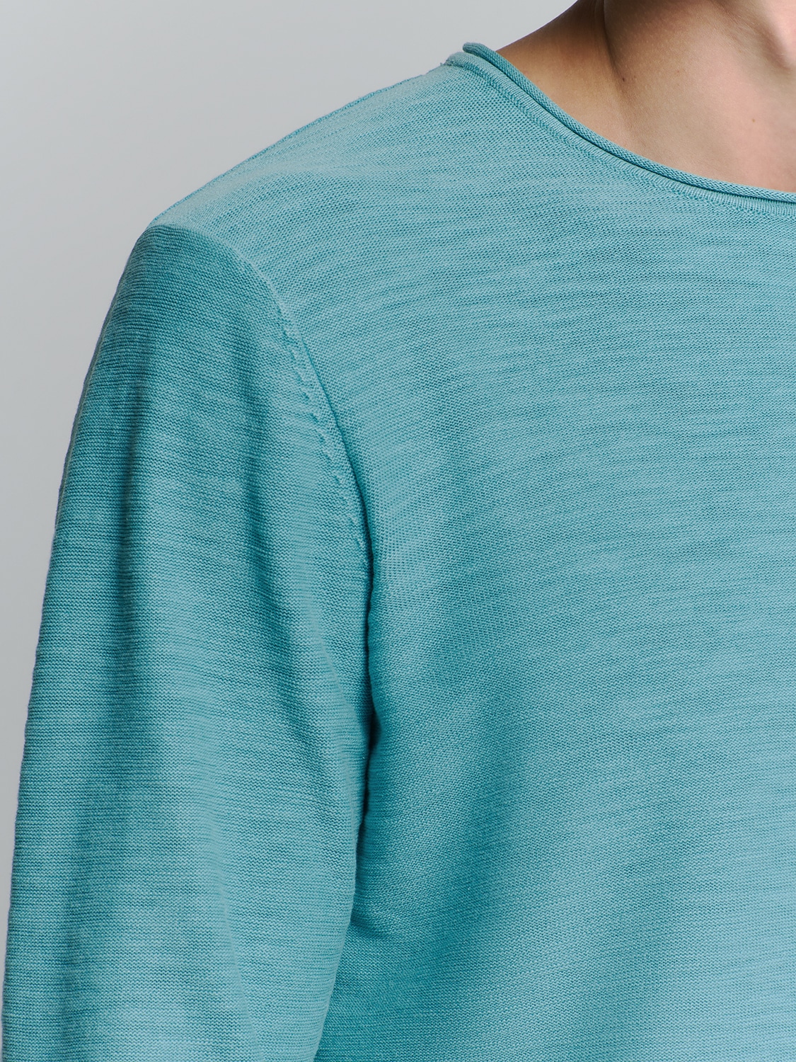 NO EXCESS Rundhalspullover »No Excess Pullover mit Rundhalsausschnitt«
