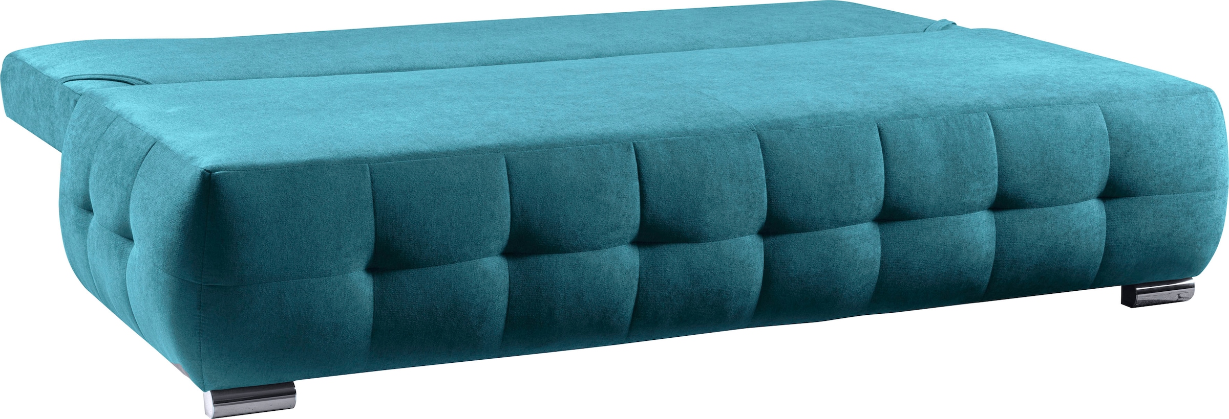 WERK2 Schlafsofa »Indigo«, 2-Sitzer Sofa und Schlafcouch mit Federkern & Bettkasten