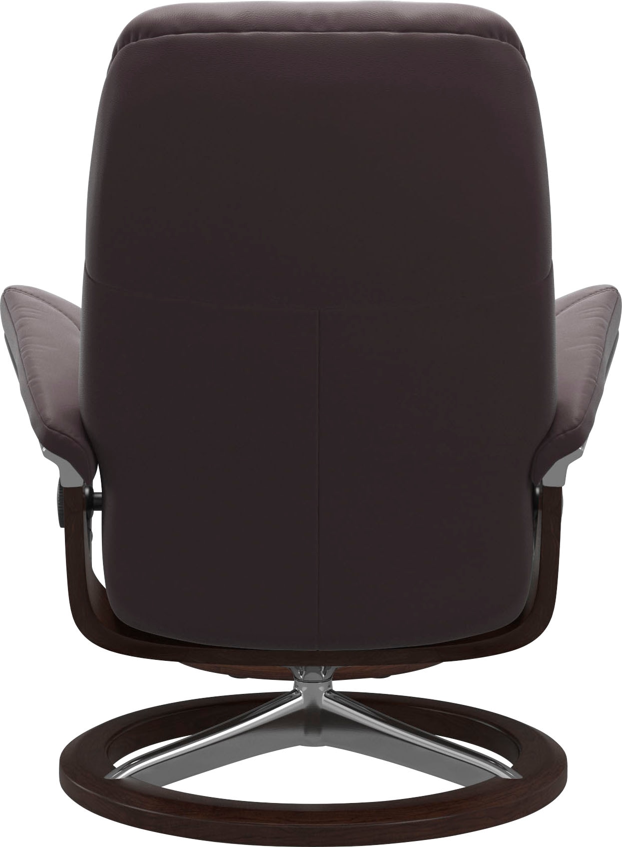 Stressless® Relaxsessel »Consul«, (Set, Relaxsessel mit Hocker), mit Hocker, mit Signature Base, Größe S, Gestell Eiche