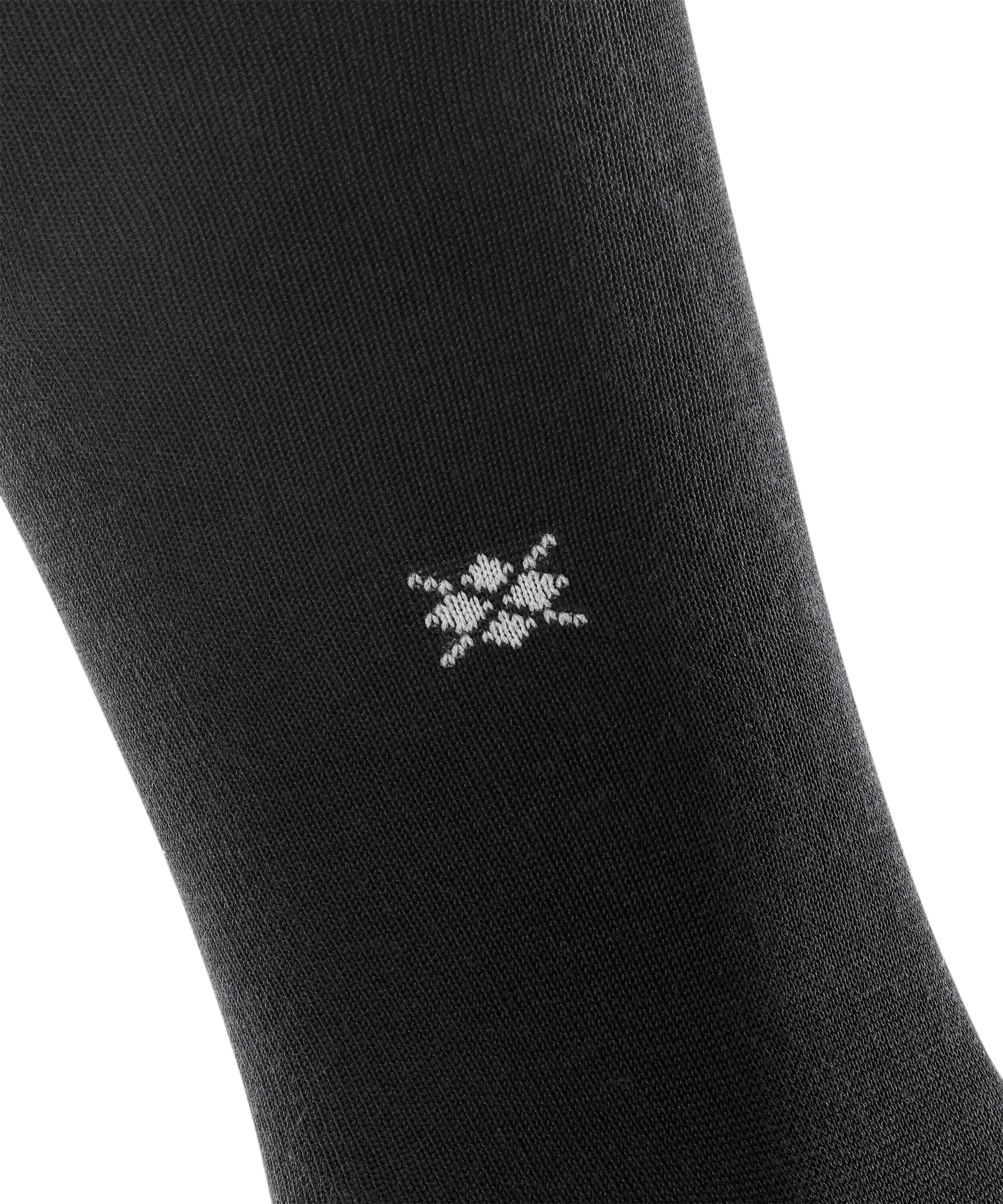 Burlington Kniestrümpfe »Dublin« Einheitsgröße 40-46, unifarben, eingestricktes Logo