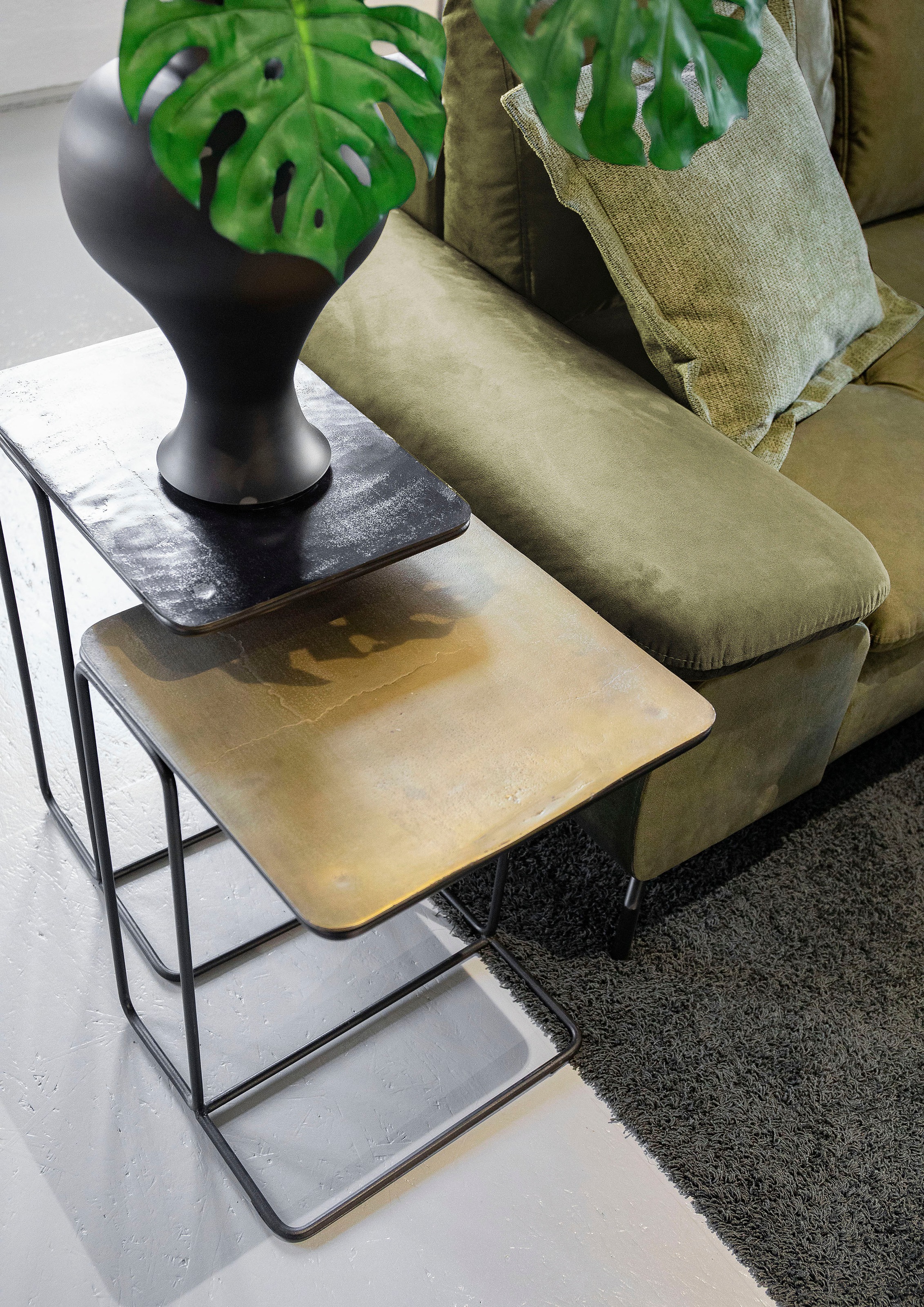 Gutmann Factory Satztisch »Mix&Match«, im Metallic Look (2er-Set) günstig online kaufen