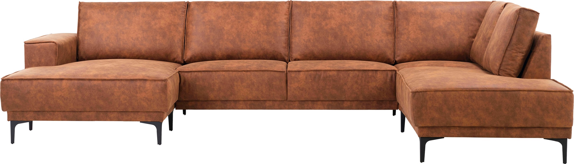 Places of Style Wohnlandschaft »XXL Sofa Oland, Struktur, Flachgewebe, Luxu günstig online kaufen