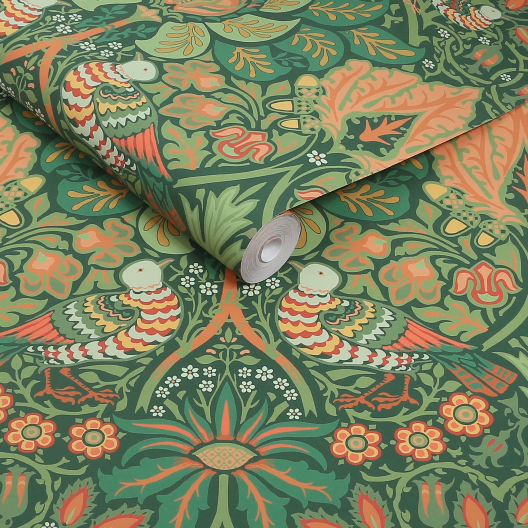 WILLIAM MORRIS AT HOME Vliestapete »Dove & Rose Woodland« Motiv glatt Design Tapeten