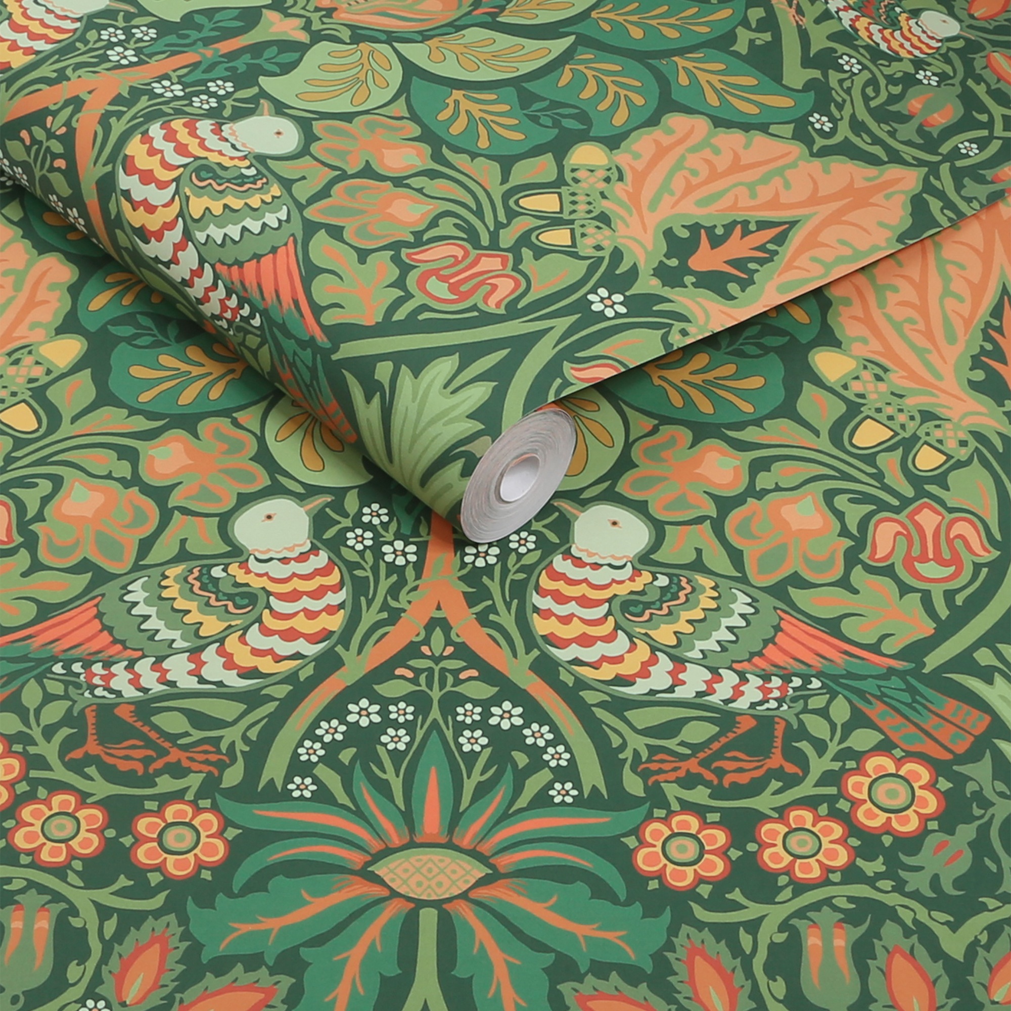 WILLIAM MORRIS AT HOME Vliestapete »Dove & Rose Woodland« Motiv glatt Desig günstig online kaufen