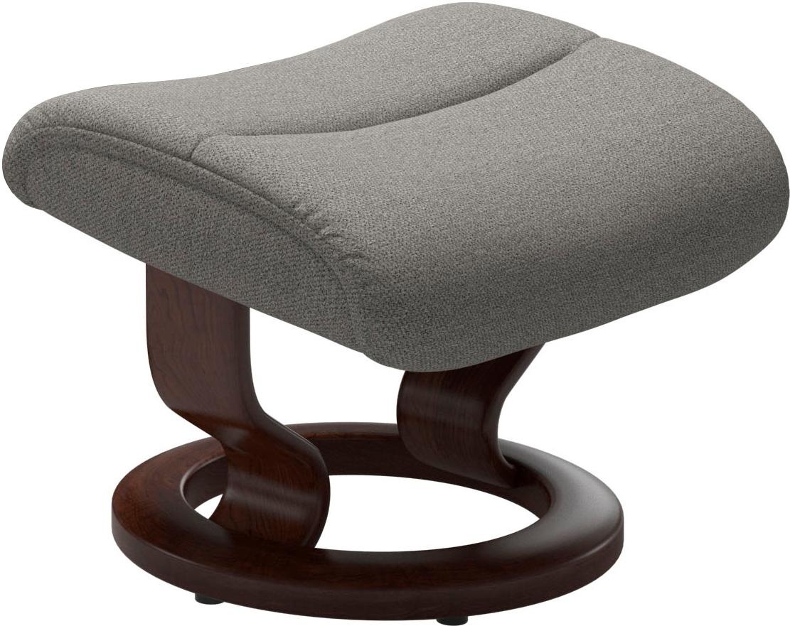 Stressless® Relaxsessel »View«, (Set, Relaxsessel mit Hocker), mit Classic Base, Größe M,Gestell Braun