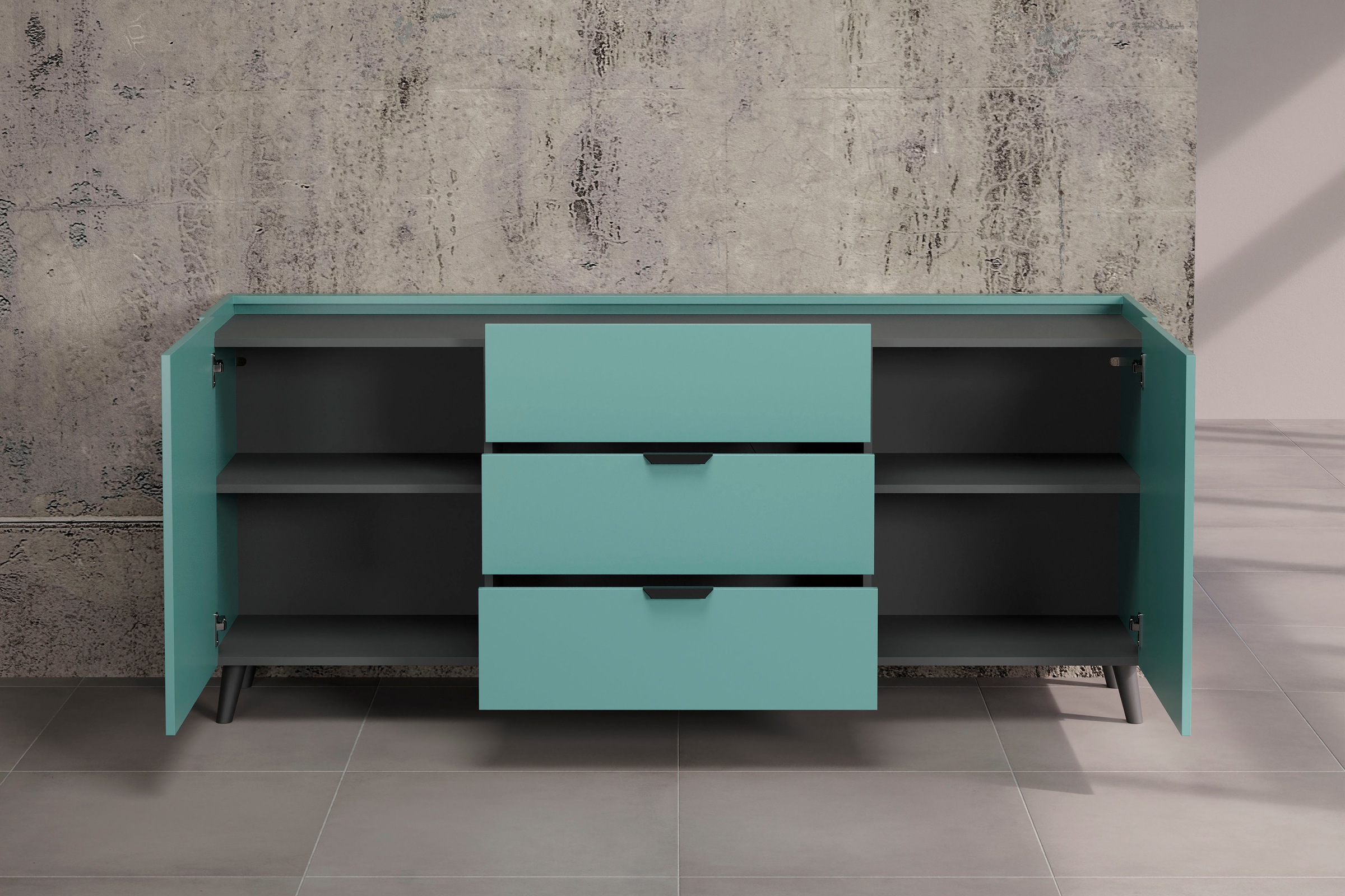 andas Sideboard »Mikkeline«, (1 St.), TV-Schrank, B / H: 180 / 82 cm