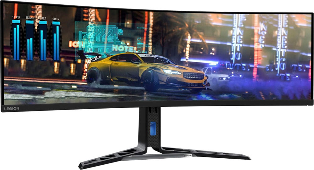 Lenovo Curved-Gaming-LED-Monitor »R45w-30(F234455Y0)«, 113 cm/45 Zoll, 5120 x 1440 px, DQHD, 1 ms Reaktionszeit, 170 Hz