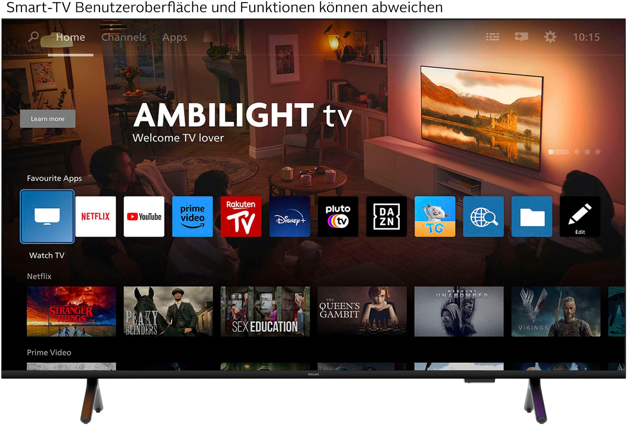 Philips LED-Fernseher »75PUS8500/12«, 4K Ultra HD, Smart-TV