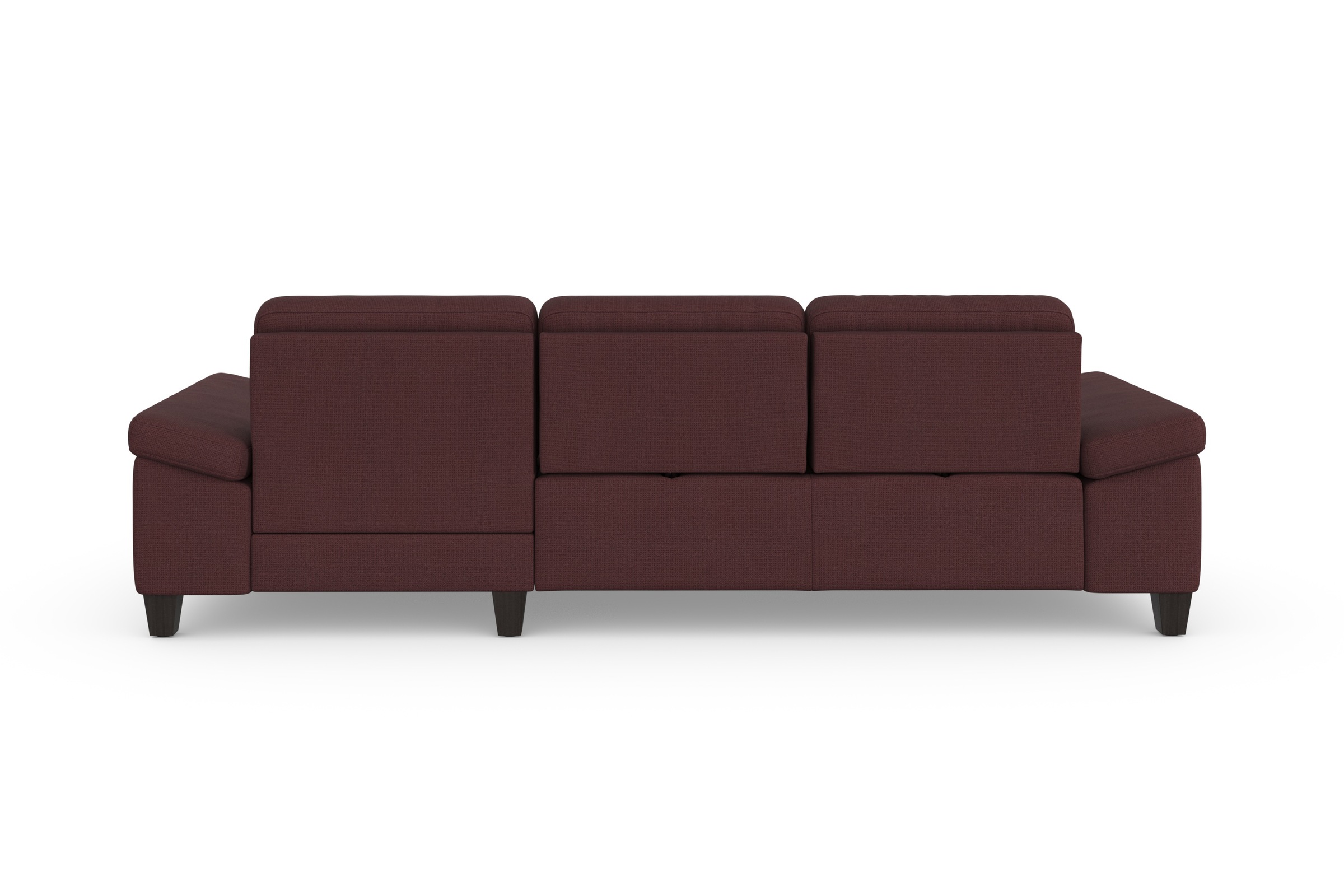 sit&more Ecksofa »Westham L-Form«, Recamiere, mit oder ohne Bettfunktion, Bettkasten, Füße wengefarben