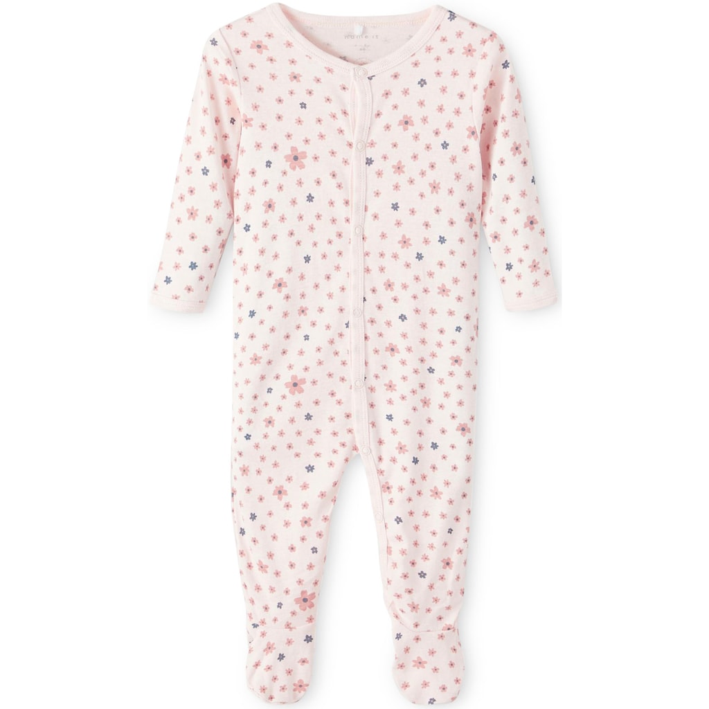 Name It Schlafoverall »NBFNIGHTSUIT 2P W/F ROSETTE FLOWER«