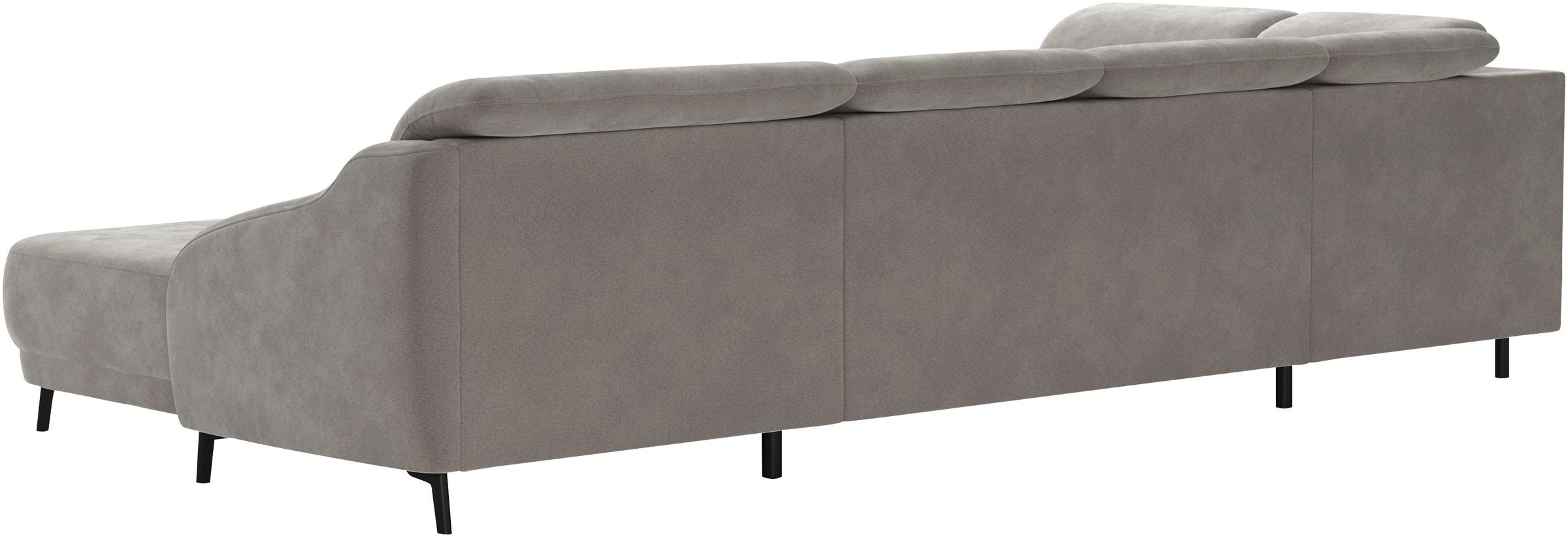 sit&more Wohnlandschaft »Blues U-Form« inkl. Kopfteilverstellung, wahlweise mit Klapptisch und USB