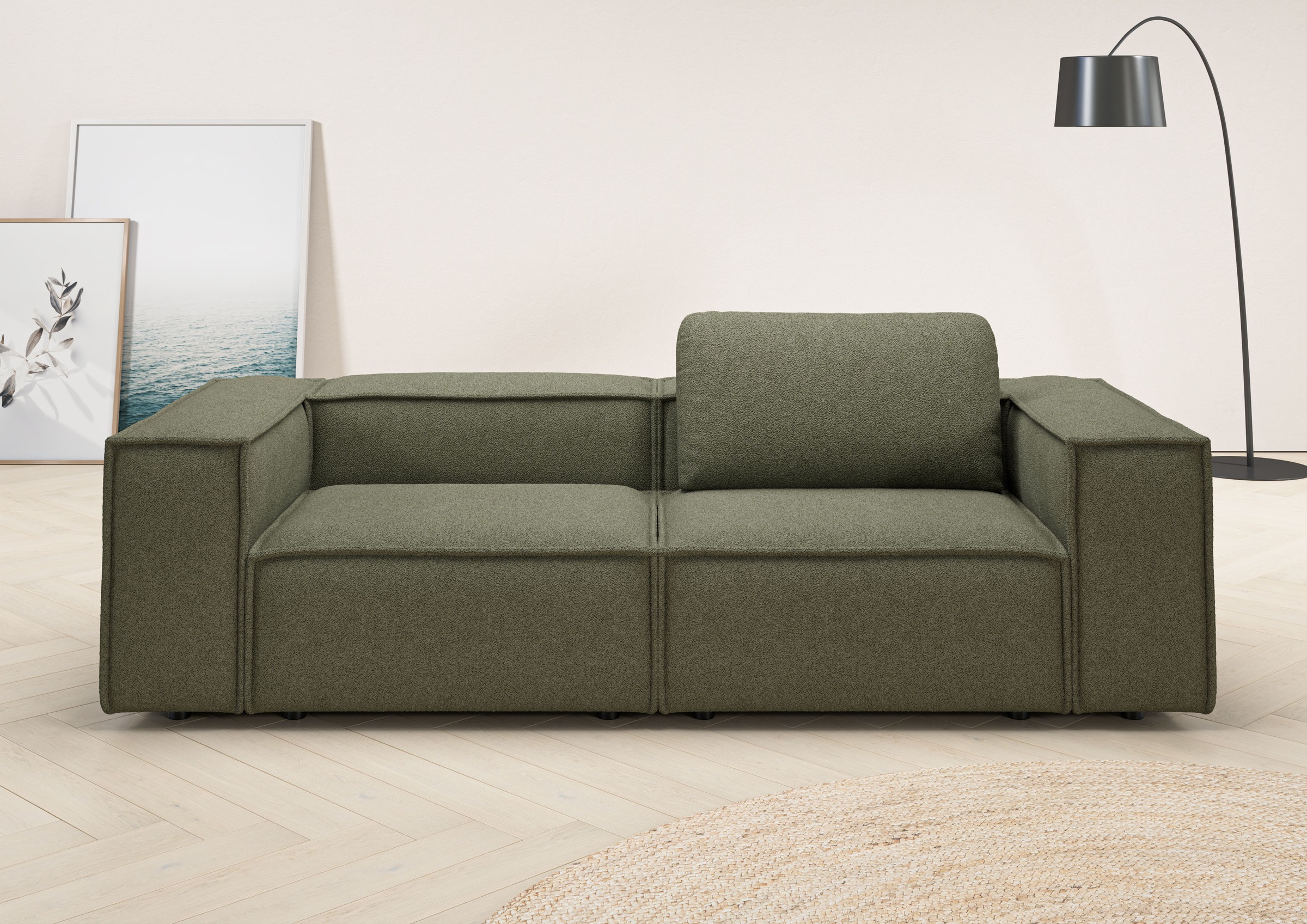 PLACES OF STYLE 2-Sitzer »Watertown, modernes Sofa 246 cm breit, auch in Fe günstig online kaufen