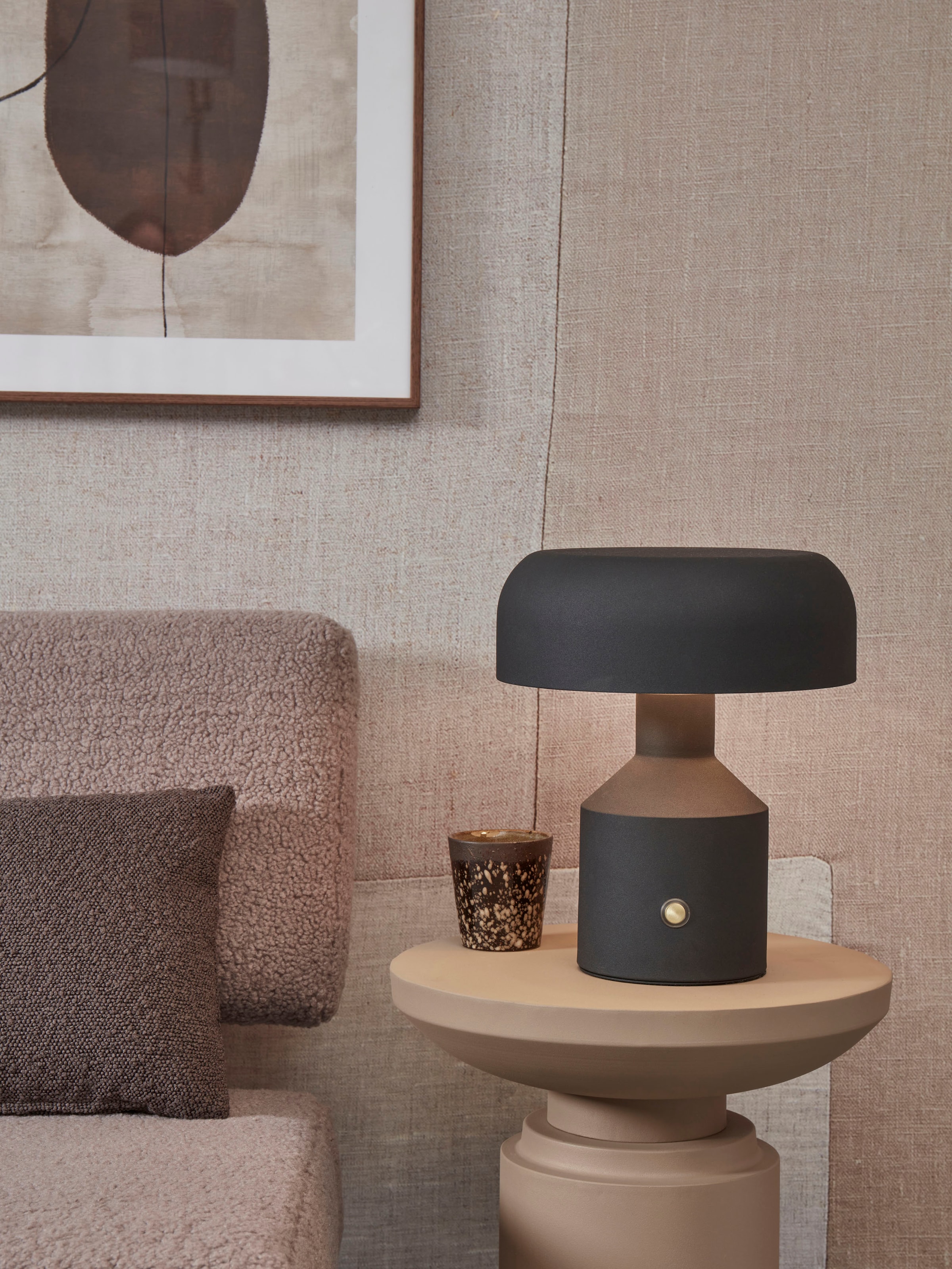 it's About RoMi Tischleuchte »PORTO«, 1 flammig, Leuchtmittel E27 | LED wechselbar, Matt
