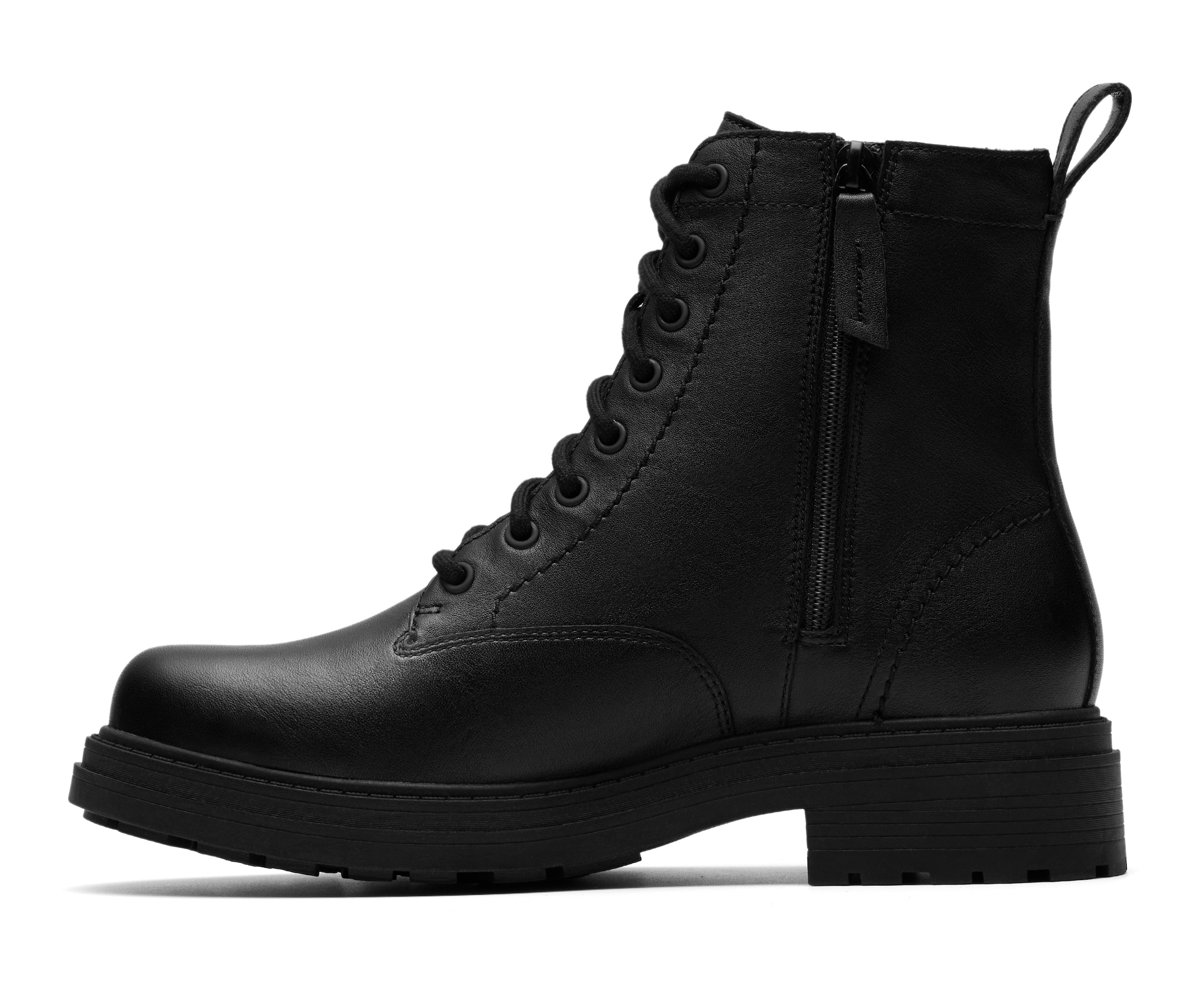 Clarks Schnürboots »Orinoco 3 Style«, Stiefel, Schnürboots mit Blockabsatz
