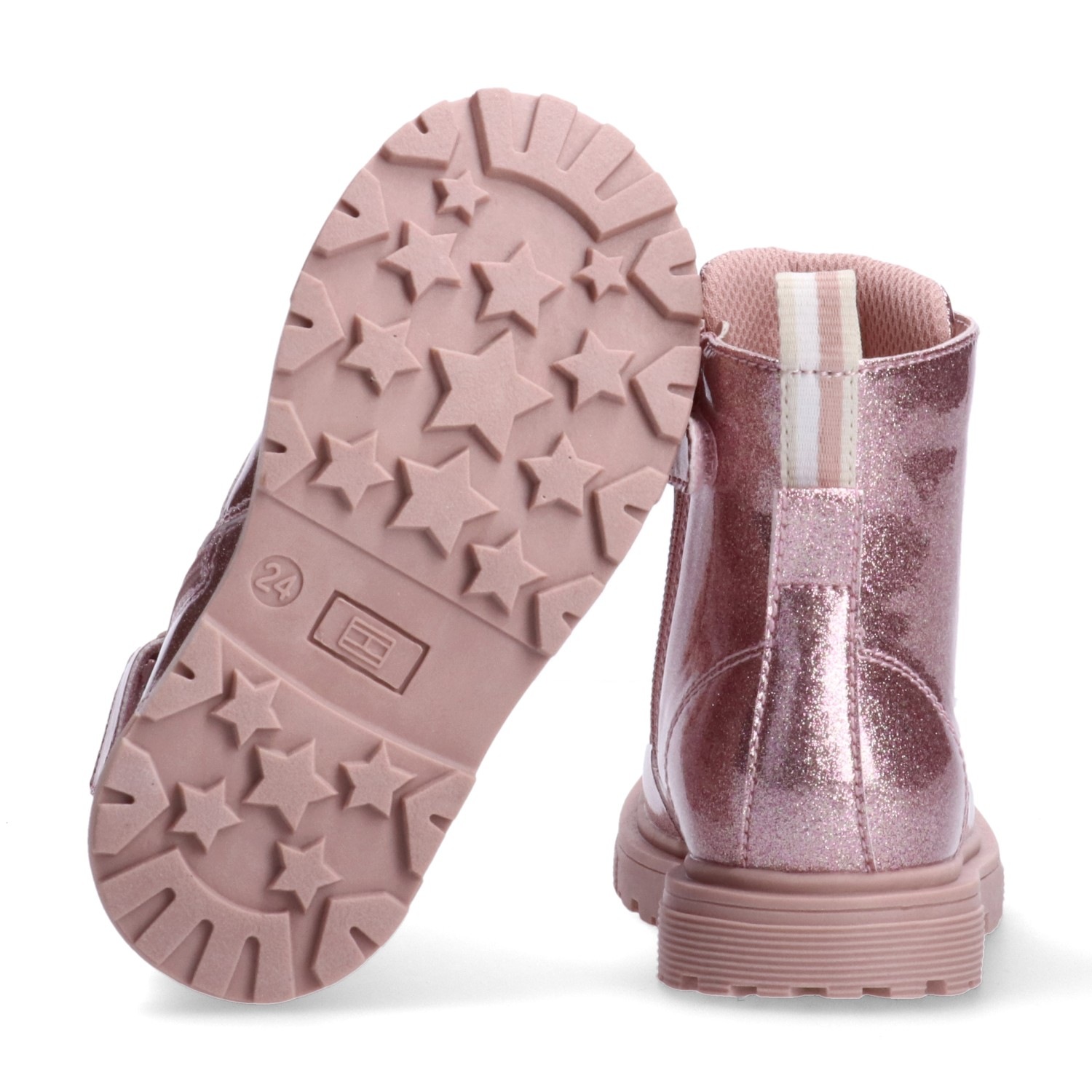 Tommy Hilfiger Schnürboots  Schnürstiefelette, Schnürboots im Glitzerlook