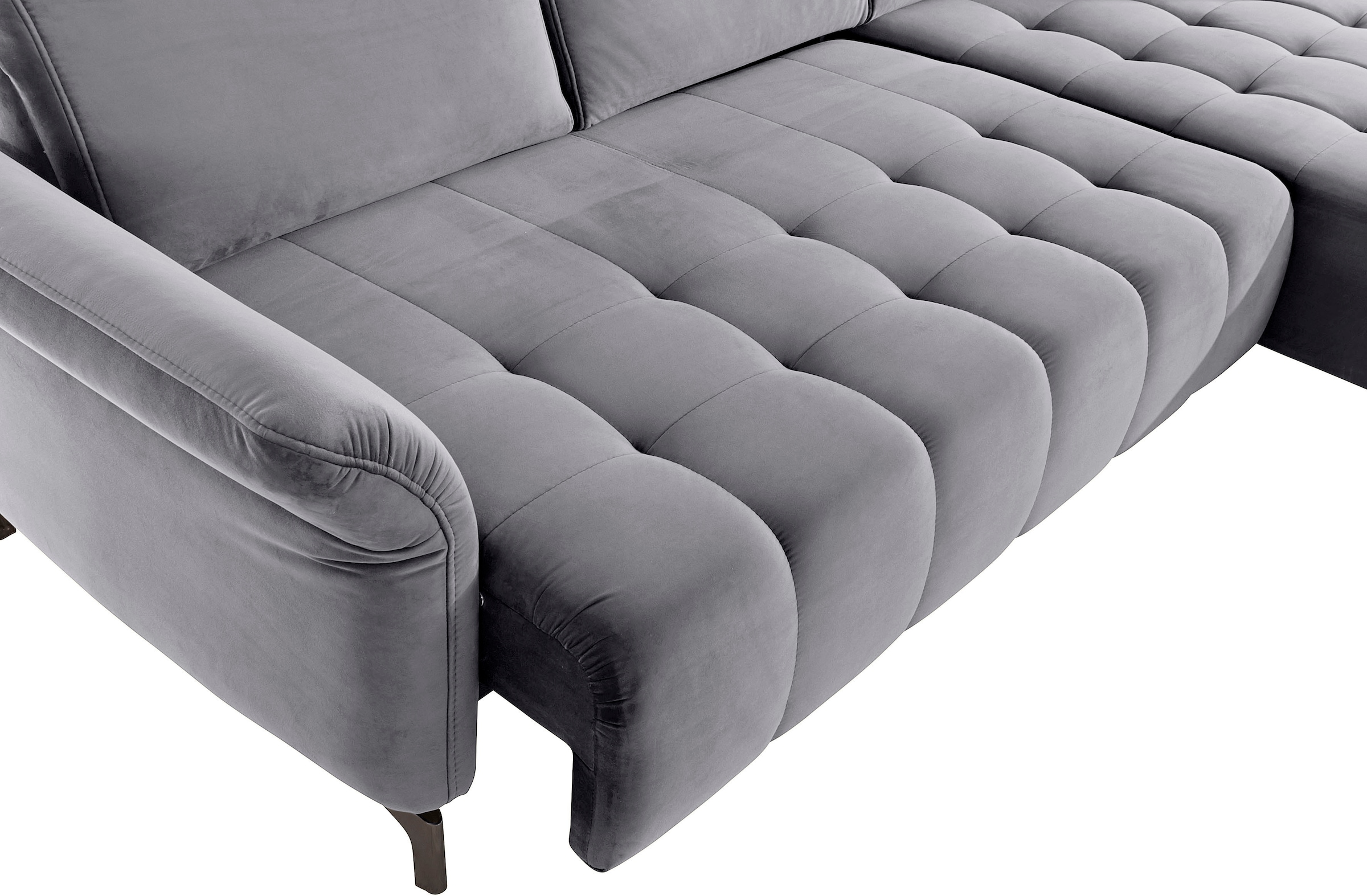 INOSIGN Ecksofa »Fresh L-Form«, Federkern, wahlweise Kopfteilverstellung und motorischer Vorziehsitz