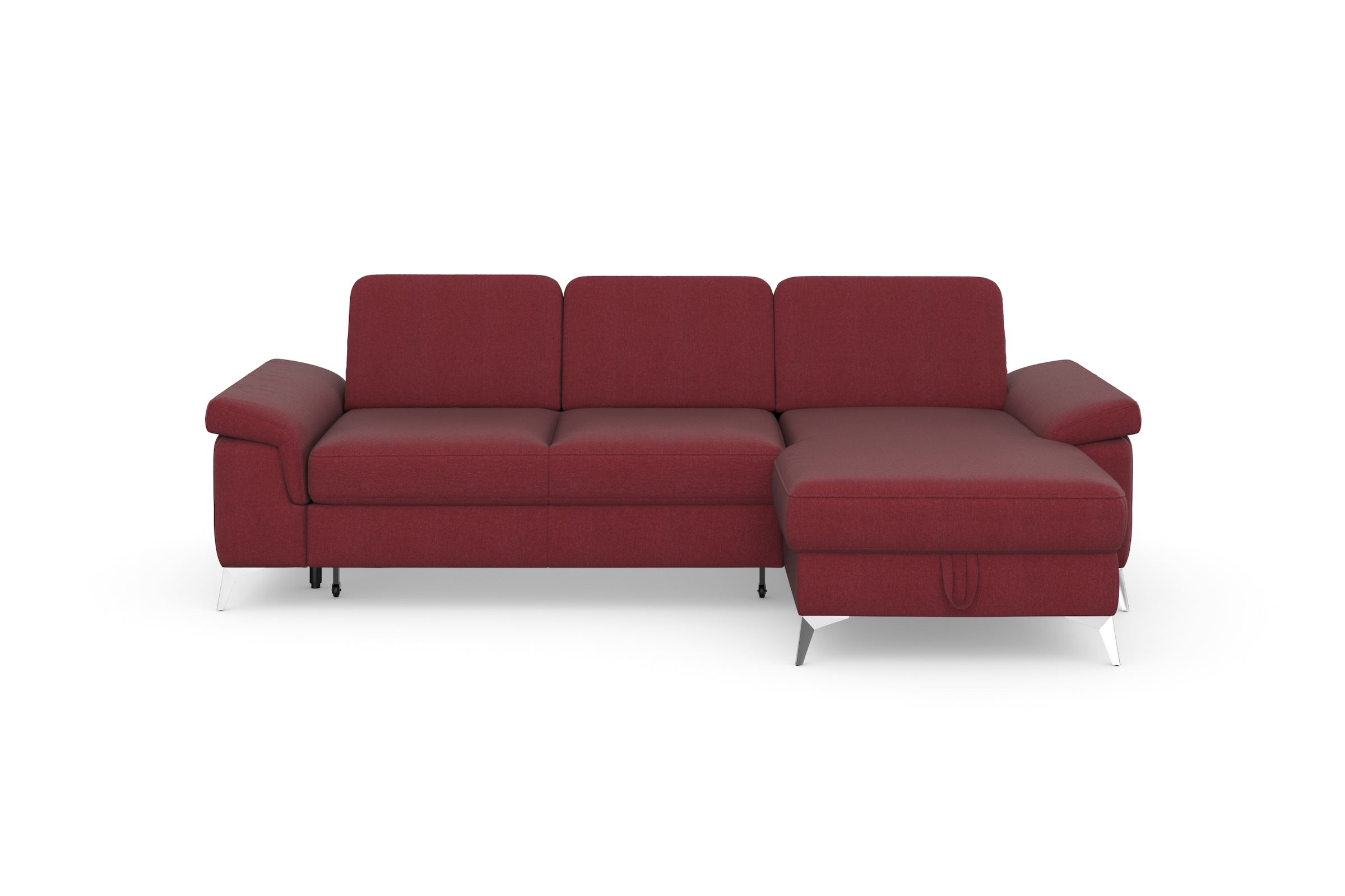 sit&more Ecksofa »Padua L-Form«, inklusive Sitztiefenverstellung, Armteilfunktion und Federkern