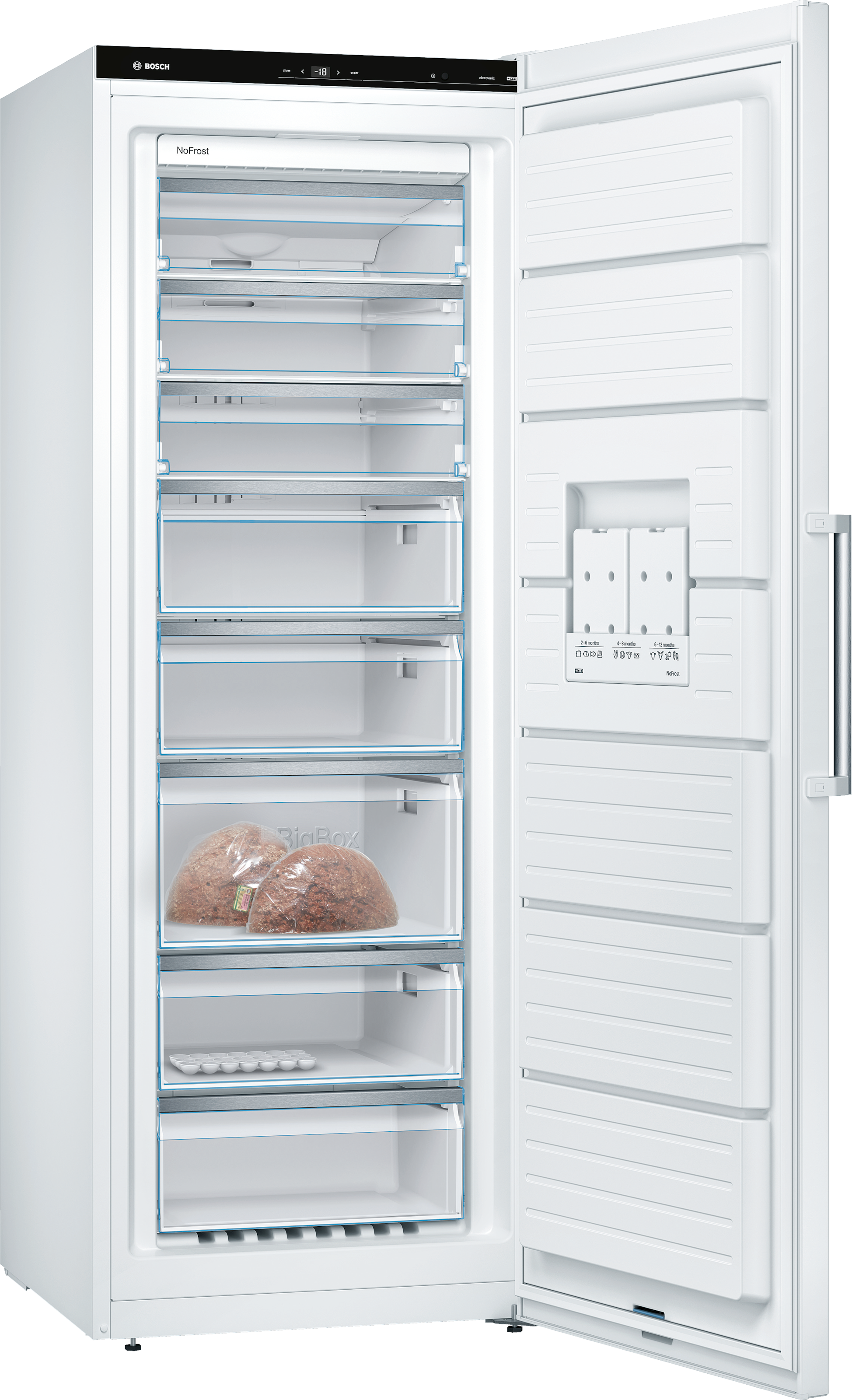 BOSCH Gefrierschrank Serie 6 »GSN58DWDV«, 191 cm hoch, 70 cm breit