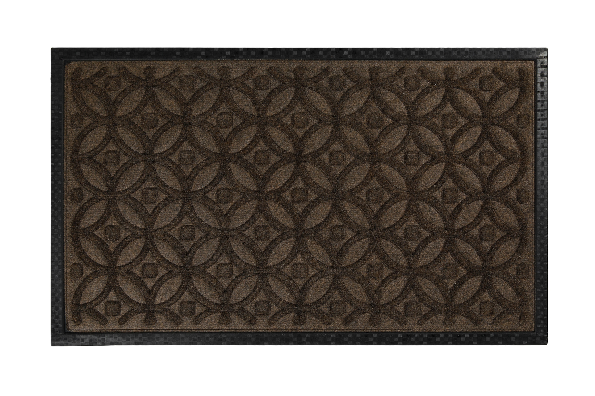 Wecon home Fußmatte »Midnight Mosaic«, rechteckig, 4 mm Höhe, pflegeleicht, rutschfest, Ornamente, Innen & Außen, Schmutzfangmatte