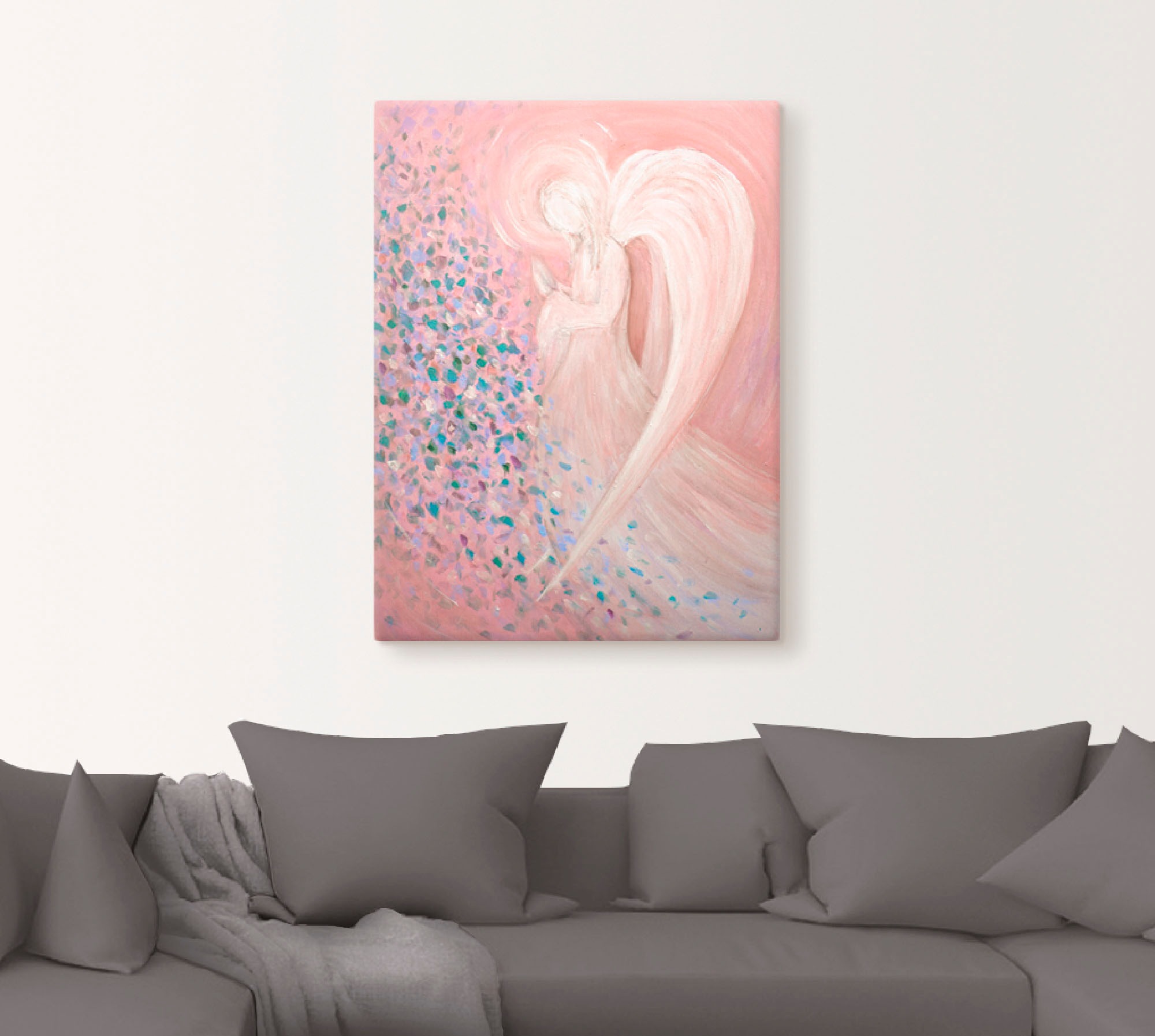 Artland Wandbild »Engelbild - pastell« Religion 1 Stk. tlg. als Alubild, Ou günstig online kaufen