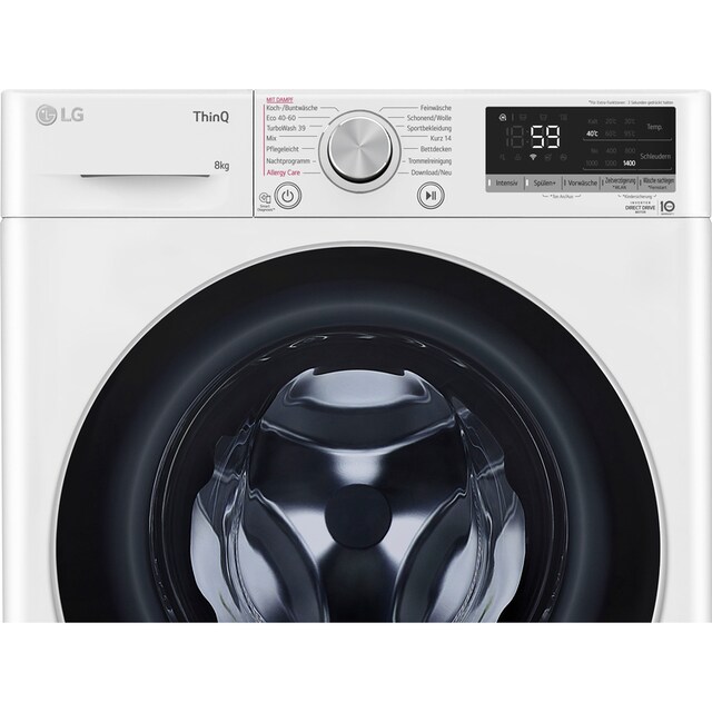 LG Waschmaschine »F4WV7081«, F4WV7081, 8 kg, 1400 U/min online kaufen