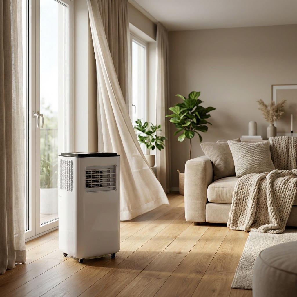 exquisit 4-in-1-Klimagerät »CM 30900 we« Ganzjähriger Komfort mit Kühlen, Heizen, Entfeuchten und Lüften