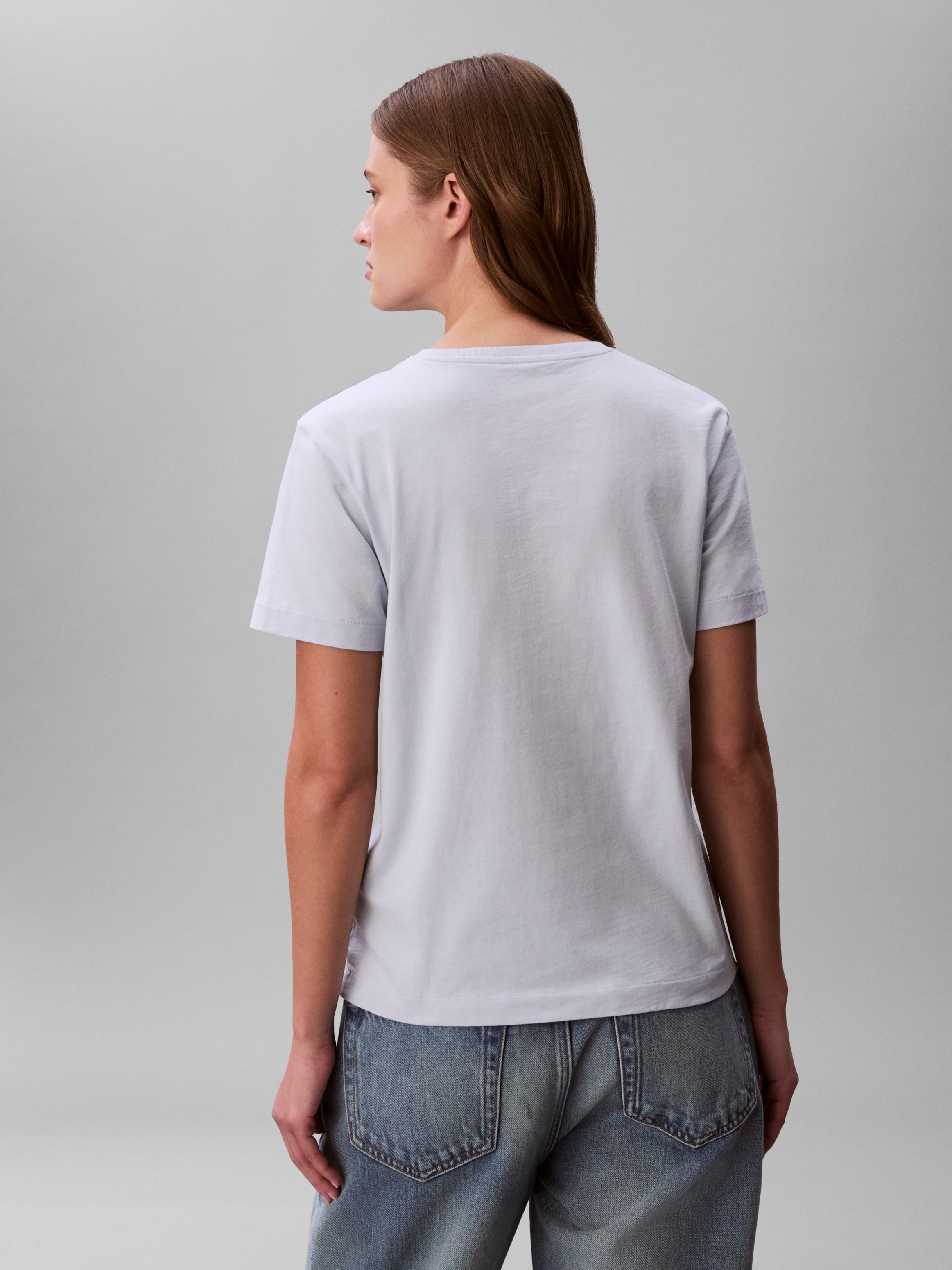 Calvin Klein Jeans T-Shirt »MONOLOGO CN 2 PACK TEE« Packung, 2er-Pack, 2 tlg. , Logoschriftzug