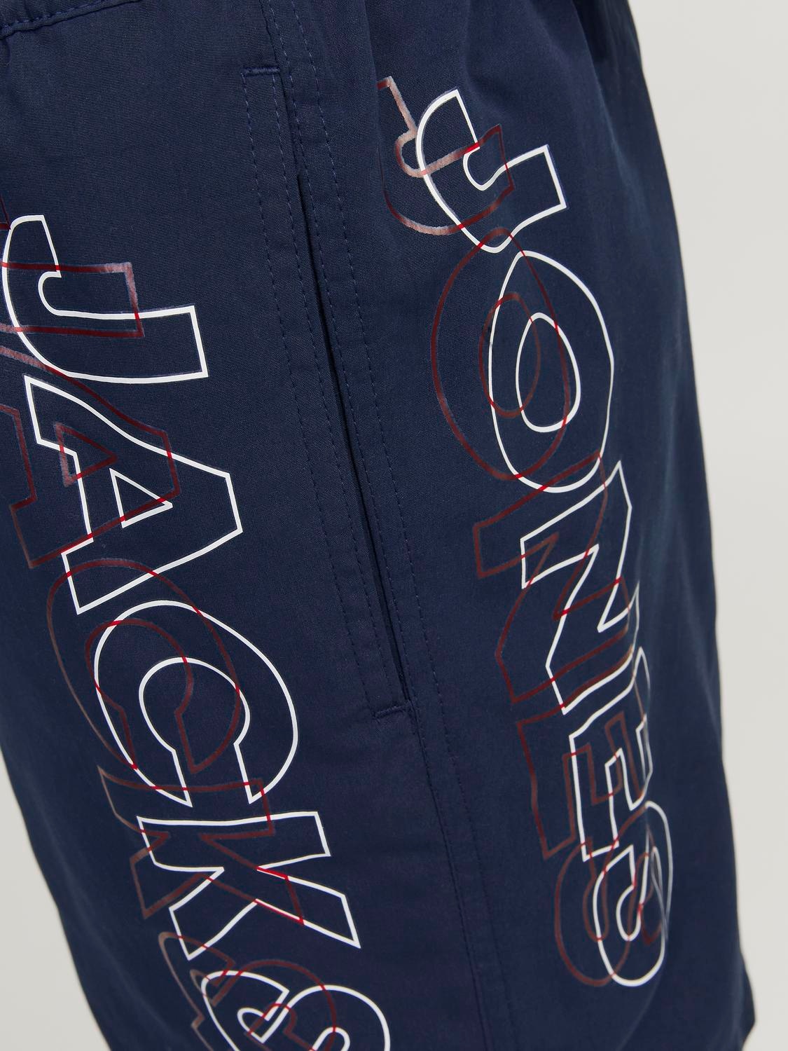 Jack & Jones Badeshorts »JPSTFIJI JJSWIM DOUBLE LOGO SN LY«