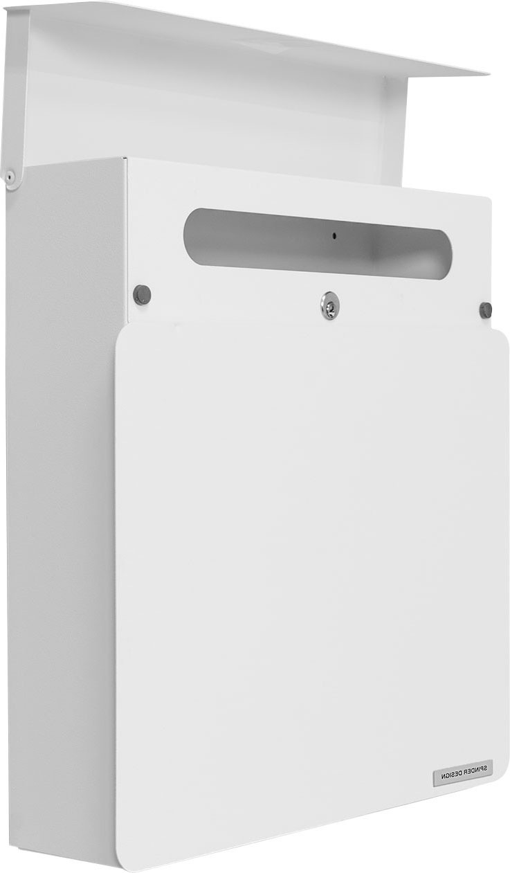 Spinder Design Briefkasten »INBOX« 1 Stk. tlg. Moderner, wetterfester Briefkasten aus pulverbeschichtetem Stahl