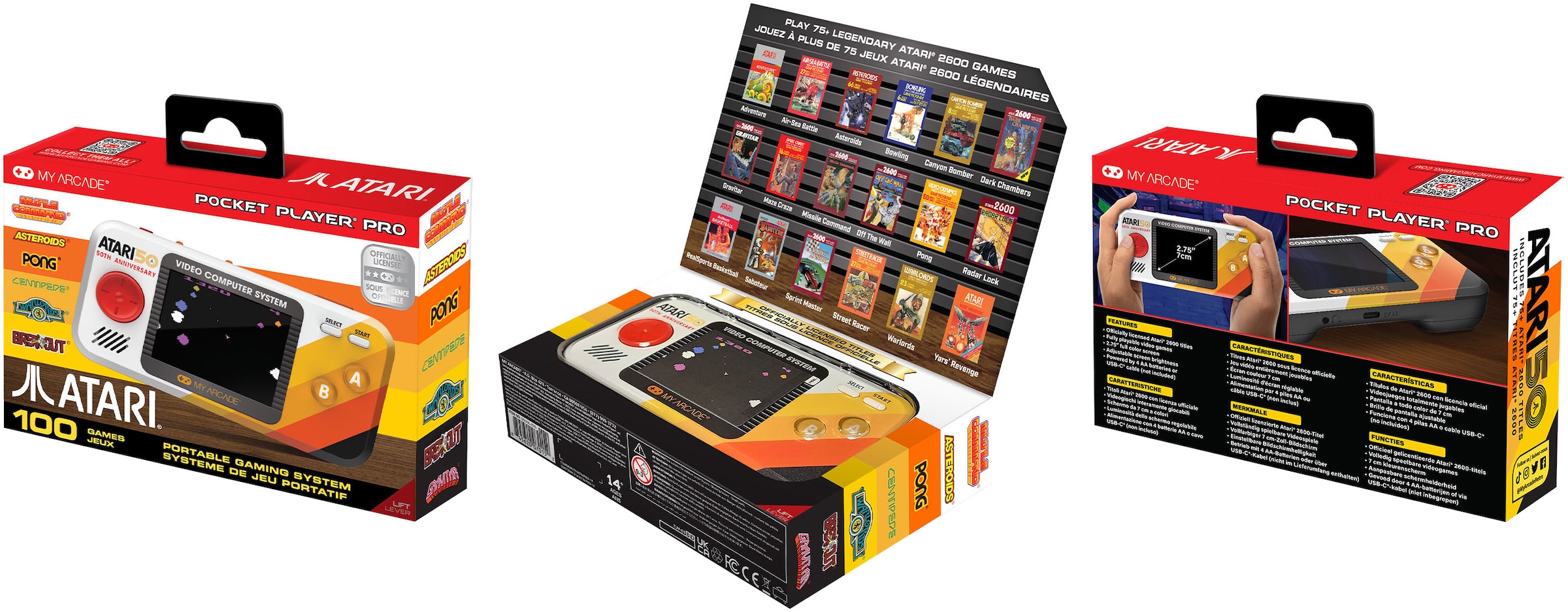 ATARI Retro Konsole »ATARI Pocket Player Pro«
