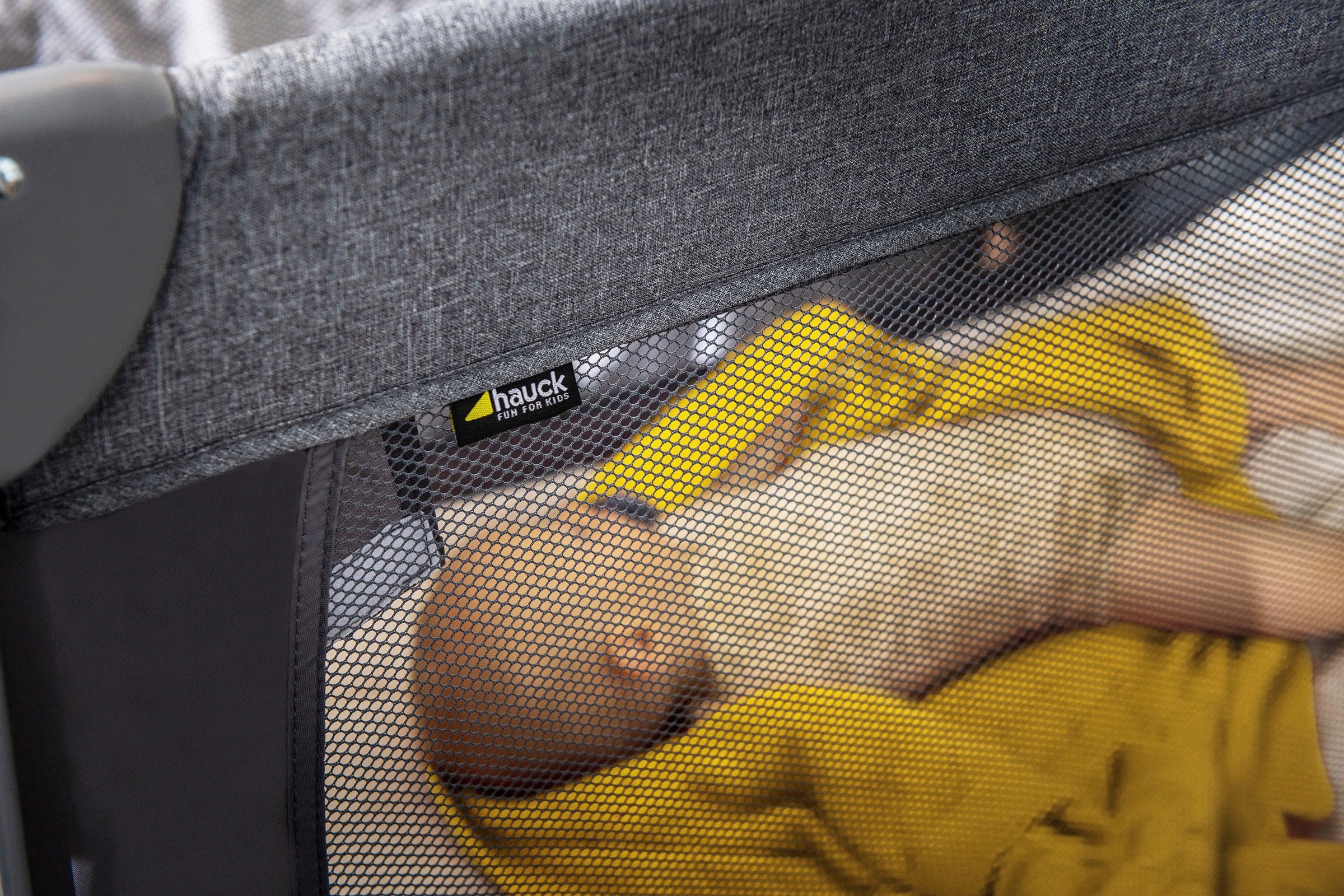 Hauck Baby-Reisebett »Play N Relax Center - melange black«, inkl. Transporttasche